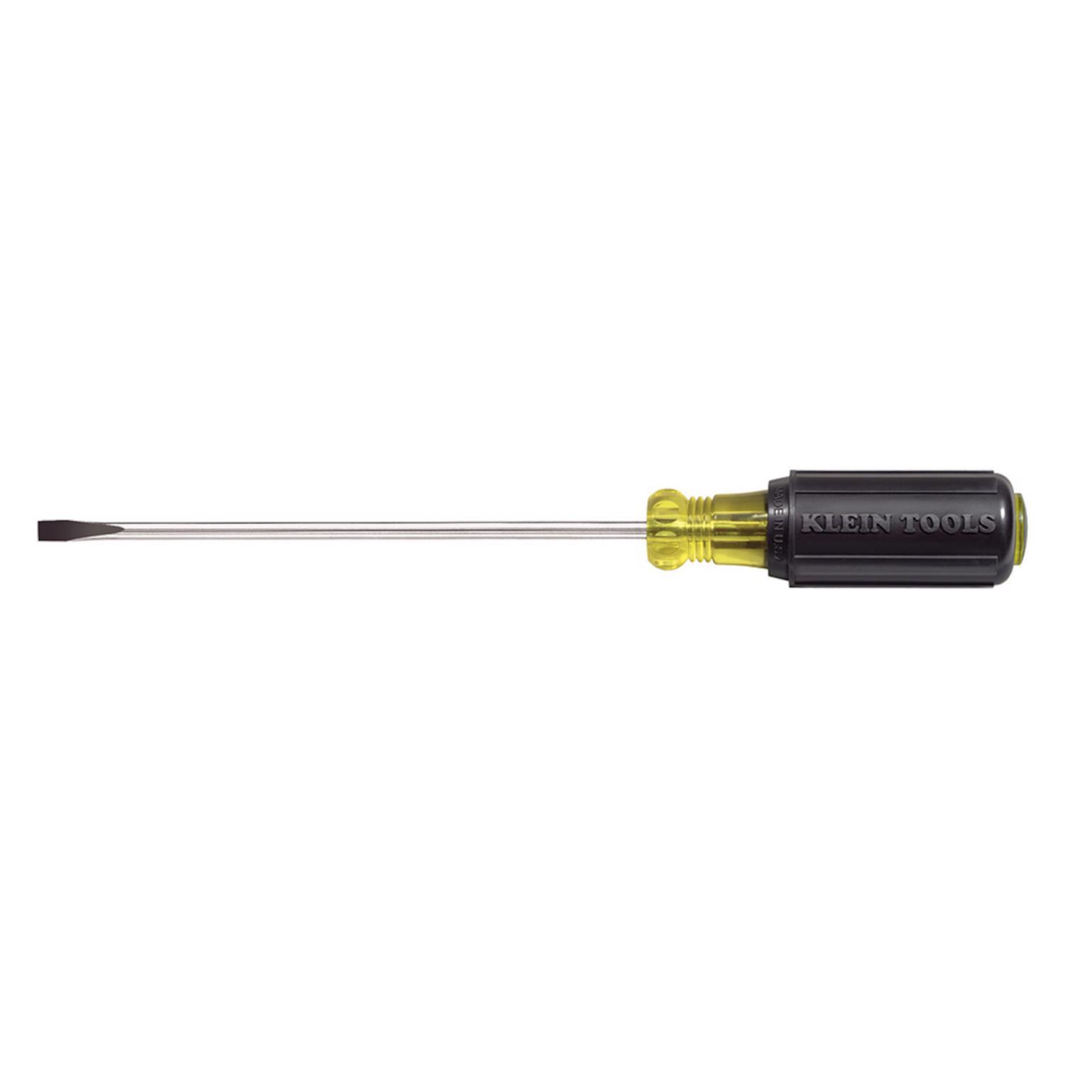 Klein Tools Cushion-Grip 6 in. L Cabinet Cabinet Screwdriver 1 pc