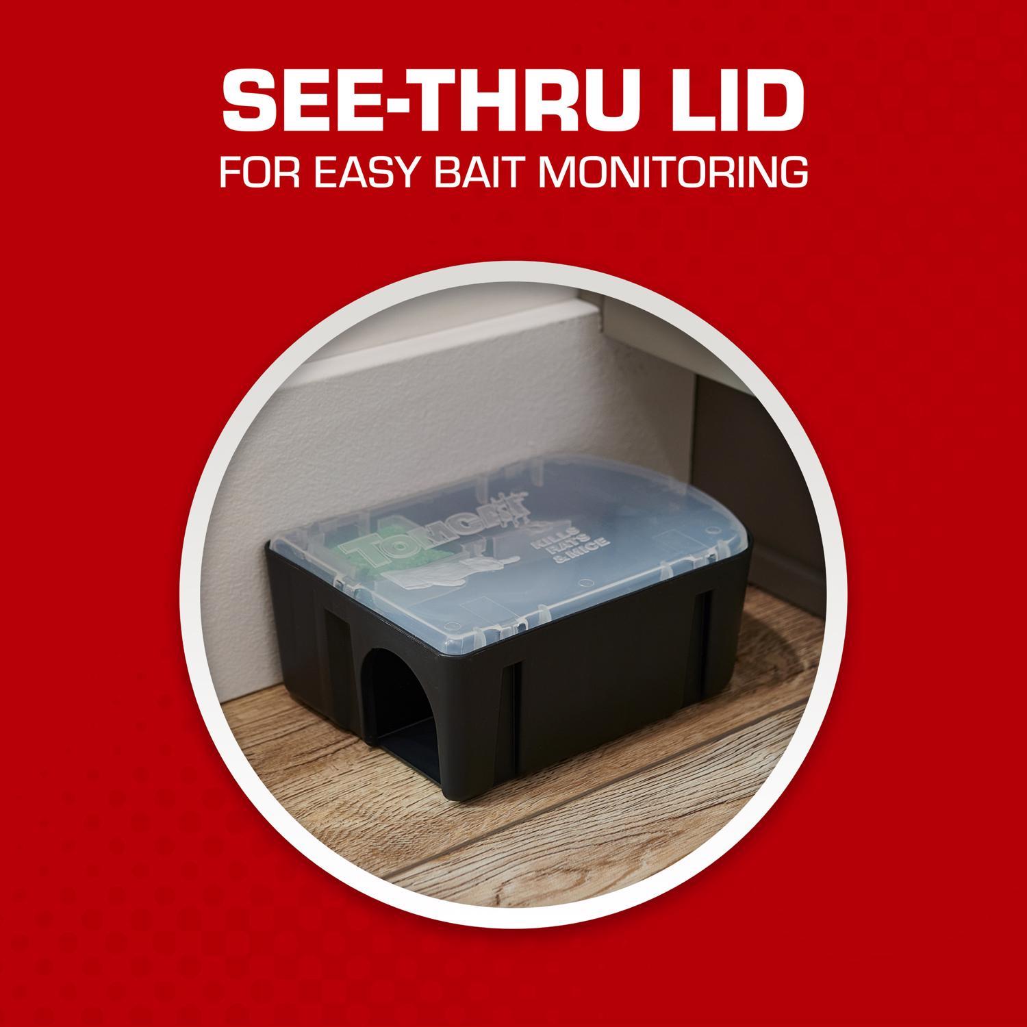 Tomcat Bait Station and Bait Blocks For Mice and Rats 4 oz 2 pk