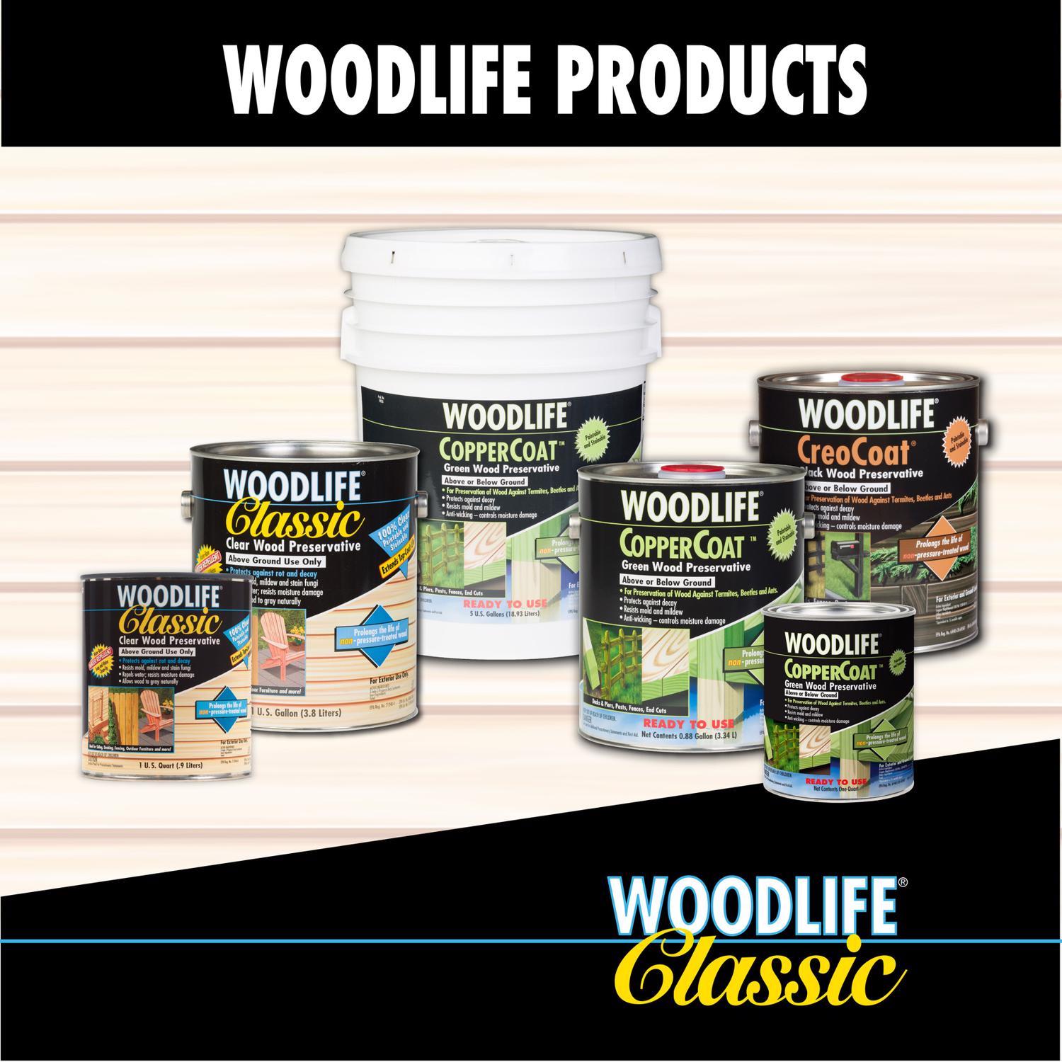 Wolman Woodlife Clear Fully-Transparent Water-Based Wood Preservative 1 gal