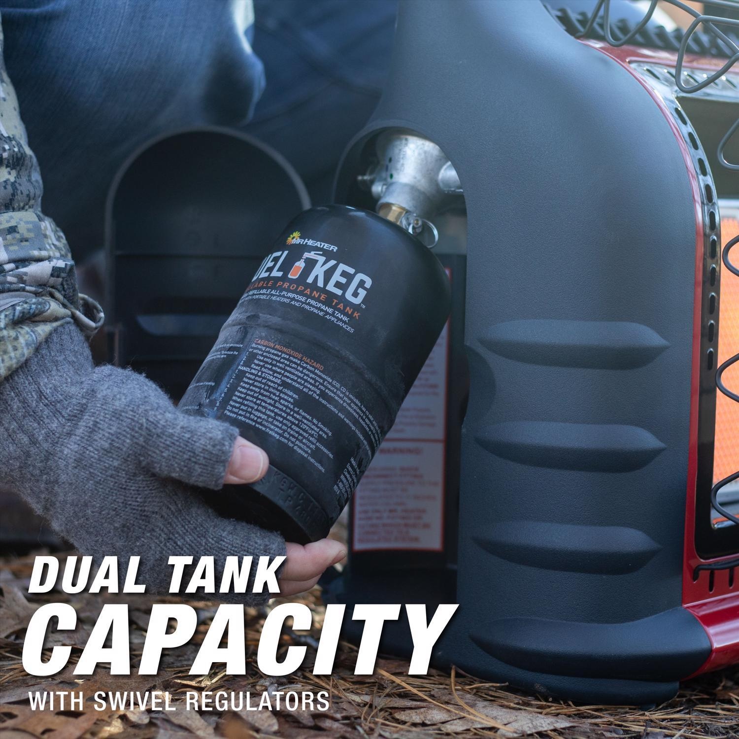 Mr. Heater Big Buddy 18000 Btu/h 450 sq. ft. Radiant Propane Portable Heater