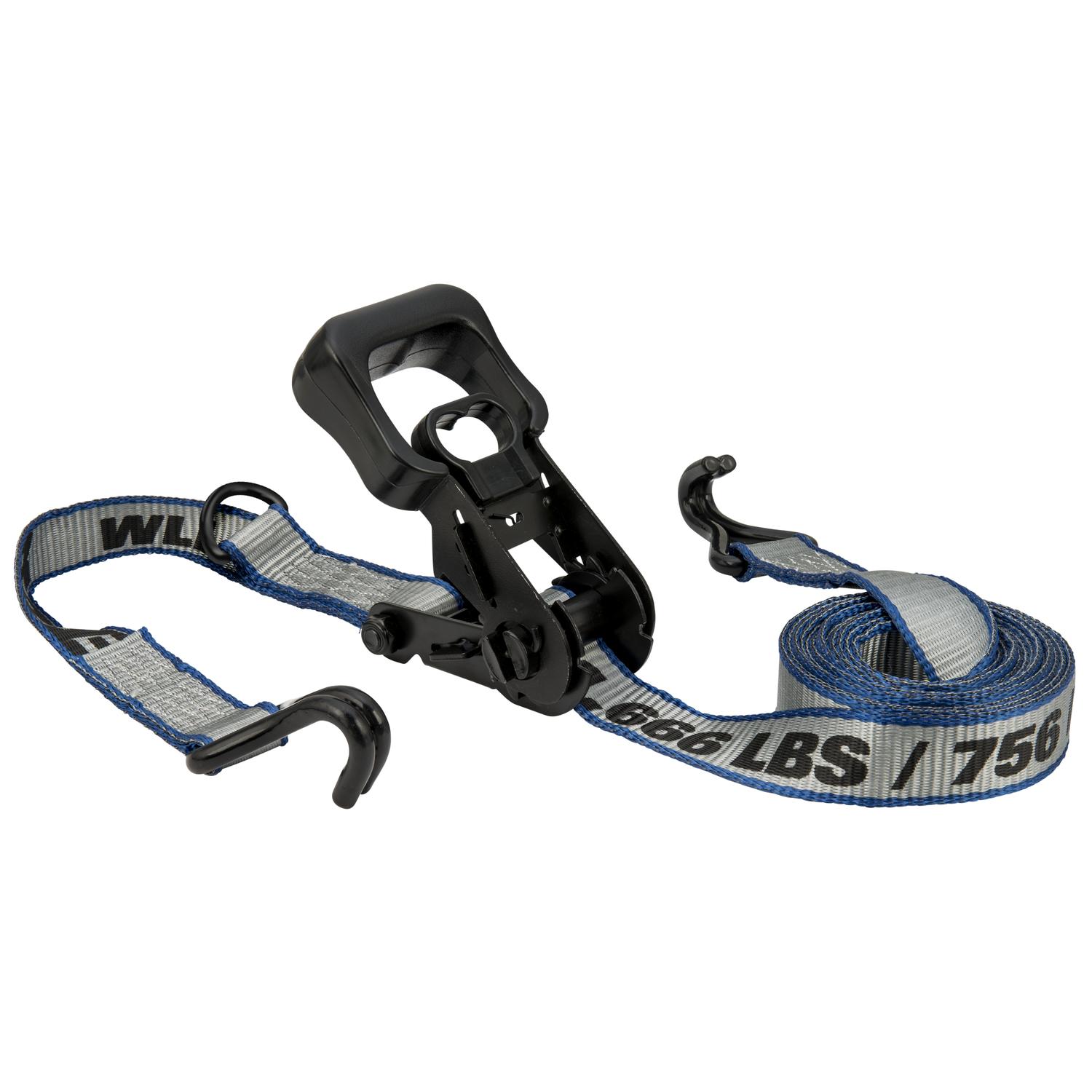 Keeper 1.5 in. W X 14 ft. L Gray Ratchet Tie Down Strap 1666 lb 1 pk
