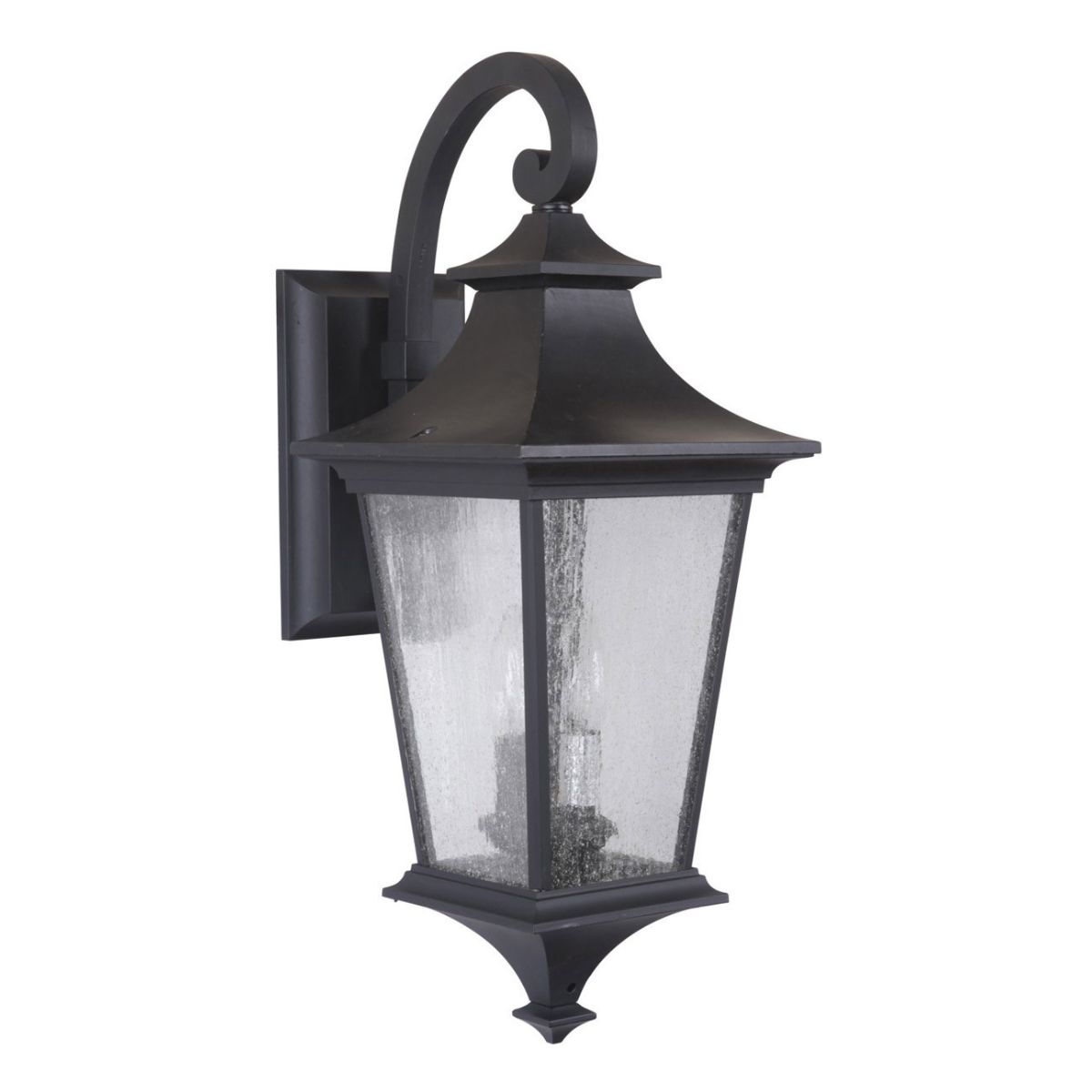 Craftmade Argent II 2 Light Medium Outdoor Wall Lantern in Midnight