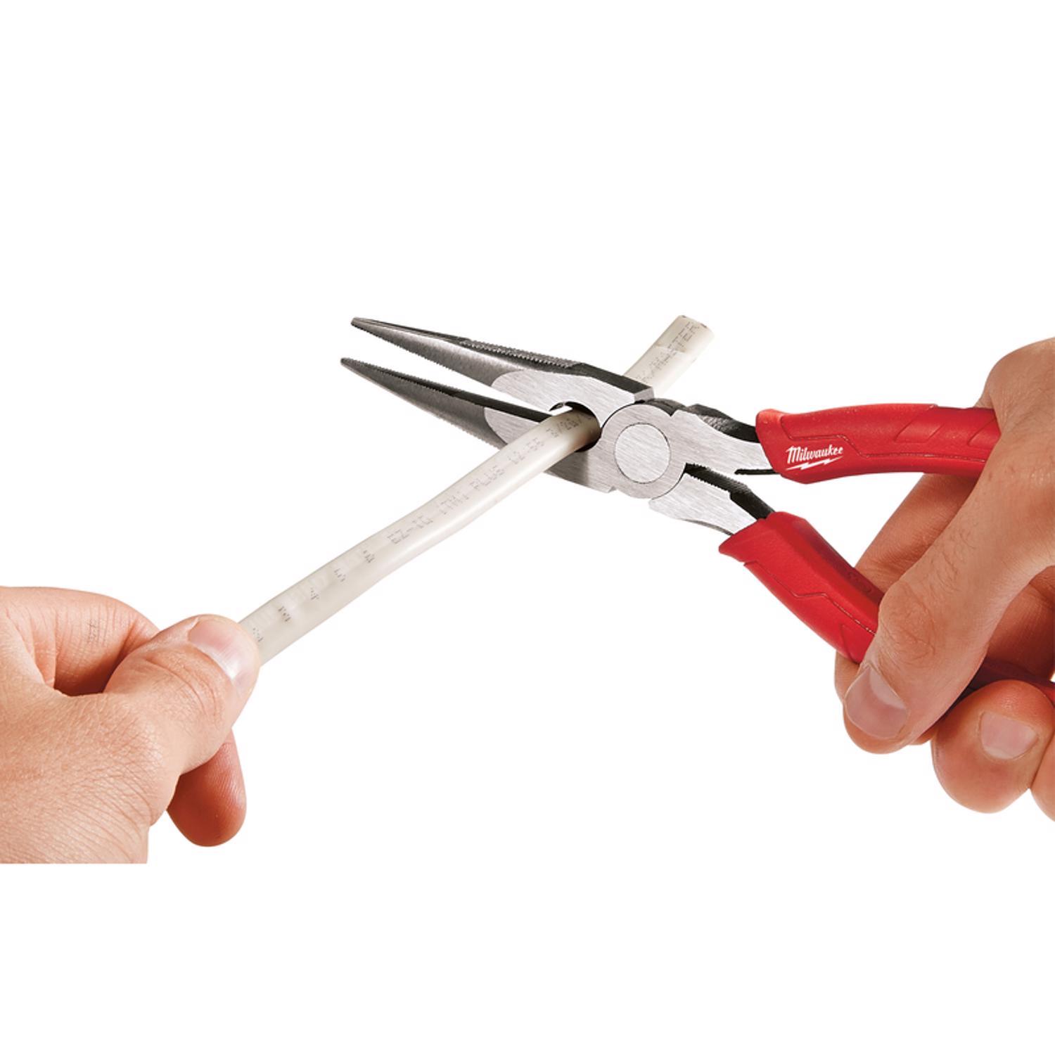 Milwaukee 8 in. Forged Alloy Steel Long Nose Pliers