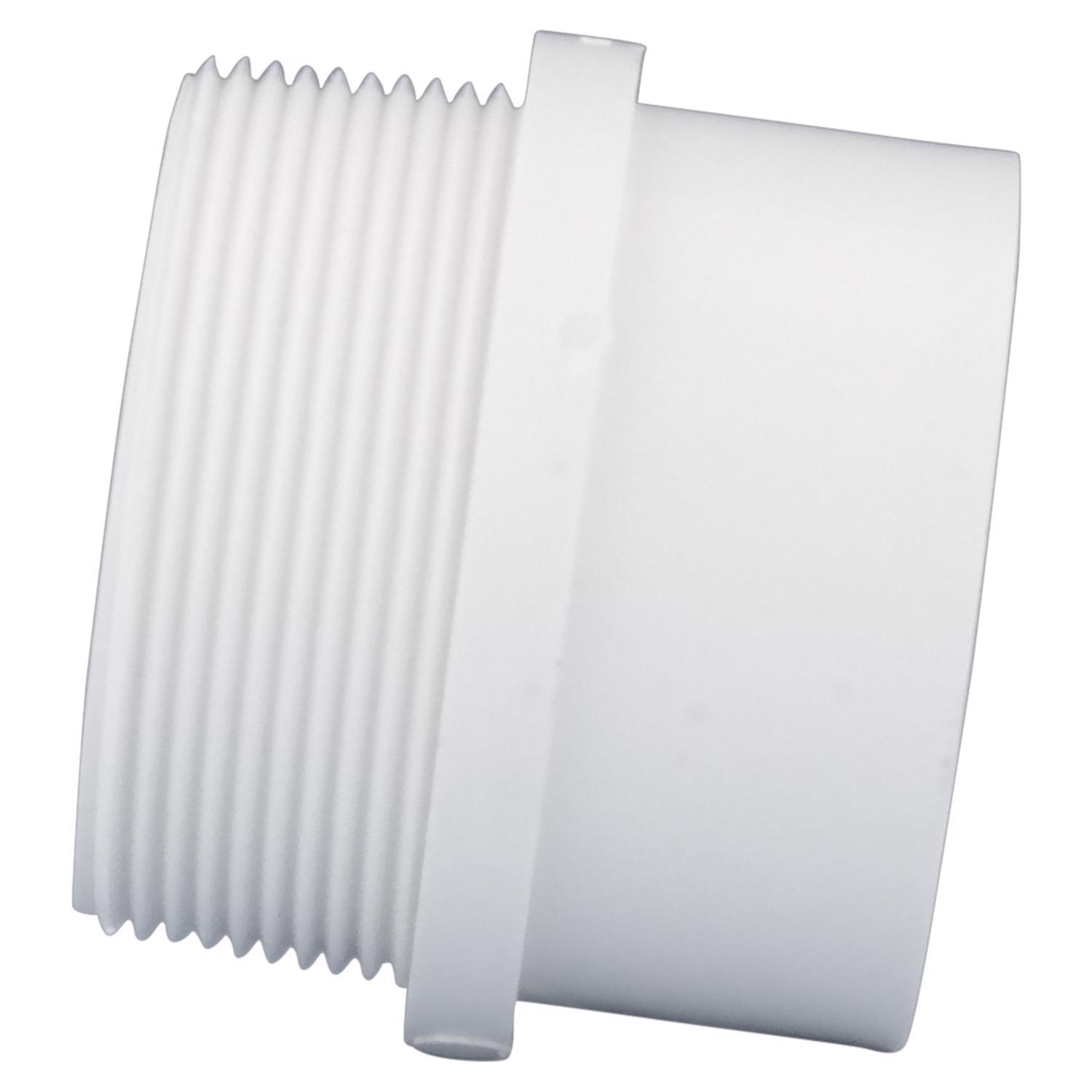 Charlotte Pipe 2 in. Spigot X 2 in. D Slip PVC Trap Adapter 1 pk