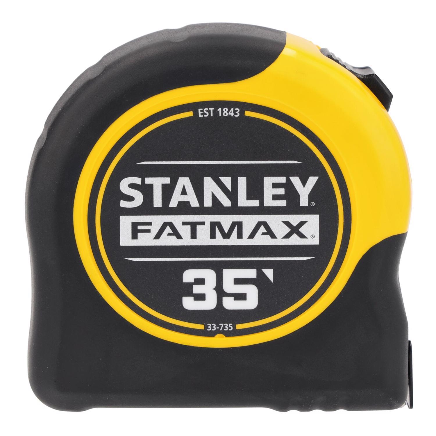 STANLEY FatMax 35 ft. L X 1.25 in. W Compact Wide Blade Tape Measure 1 pk