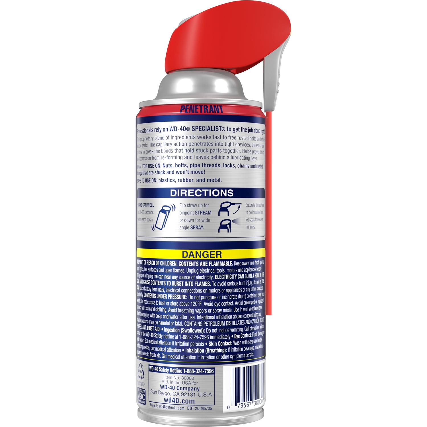 WD-40 Specialist General Purpose Penetrant 11 oz 1 pk