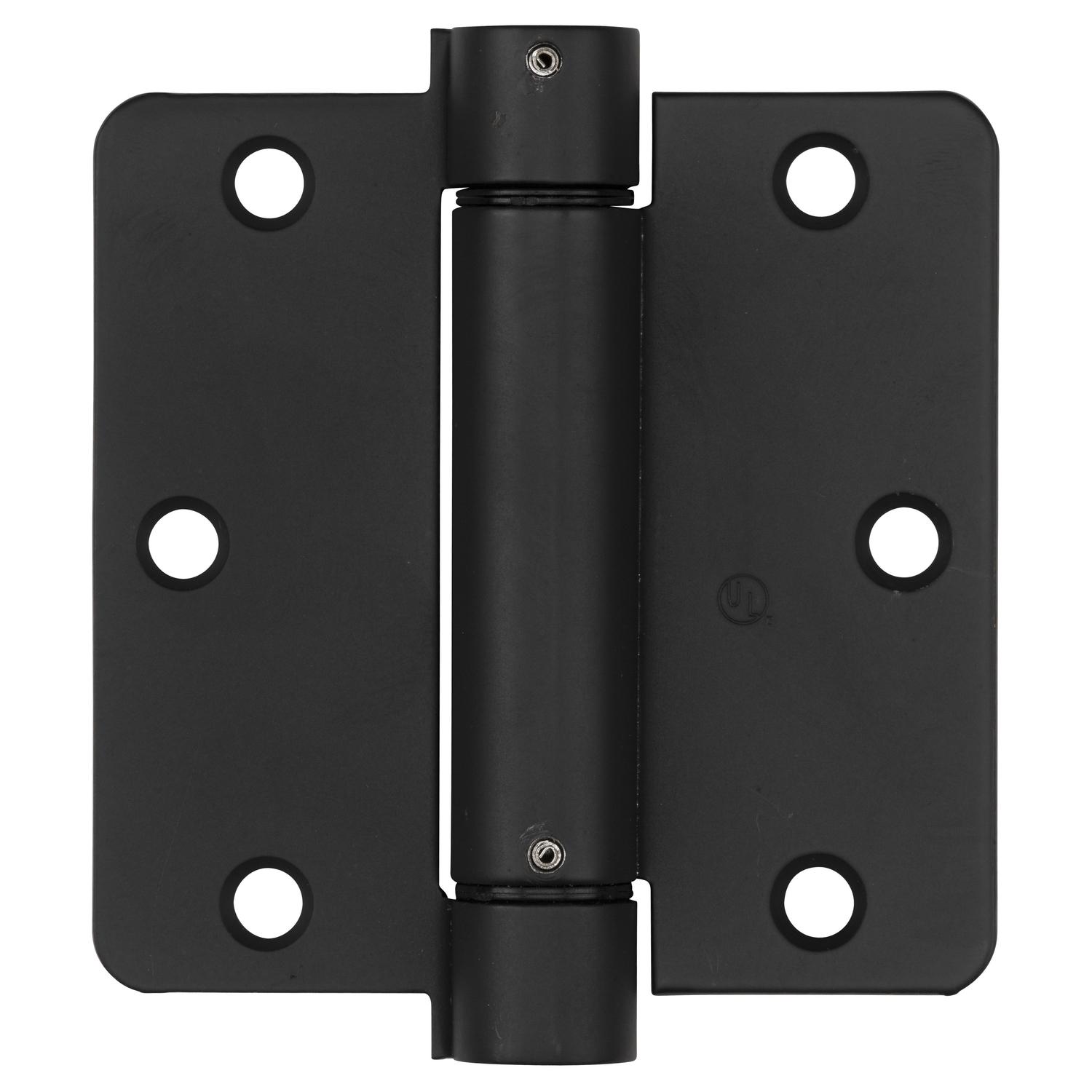 National Hardware 3-1/2 in. L Oil Rubbed Bronze Spring Hinge 1 pk
