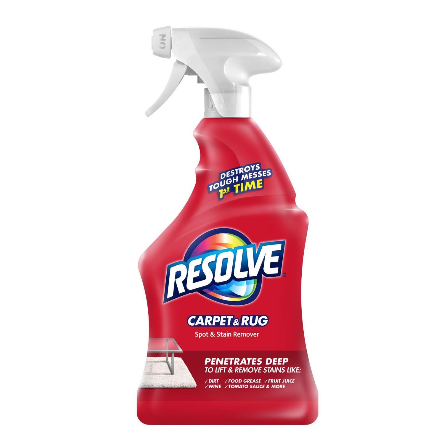 Resolve Triple Oxi Advanced No Scent Carpet Stain Remover 22 oz. Liquid