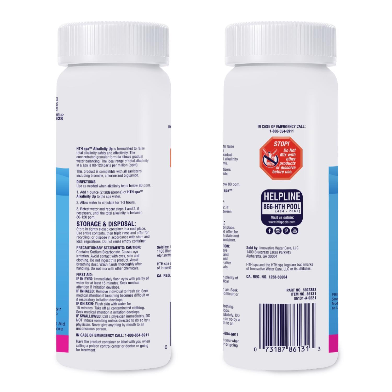 HTH Spa Powder Alkalinity Increaser 1.25 lb