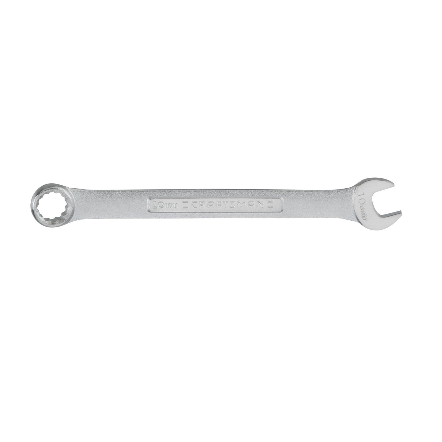 CRAFTSMAN 10 mm X 10 mm 12 Point Metric Combination Wrench 5.5 in. L 1 pc