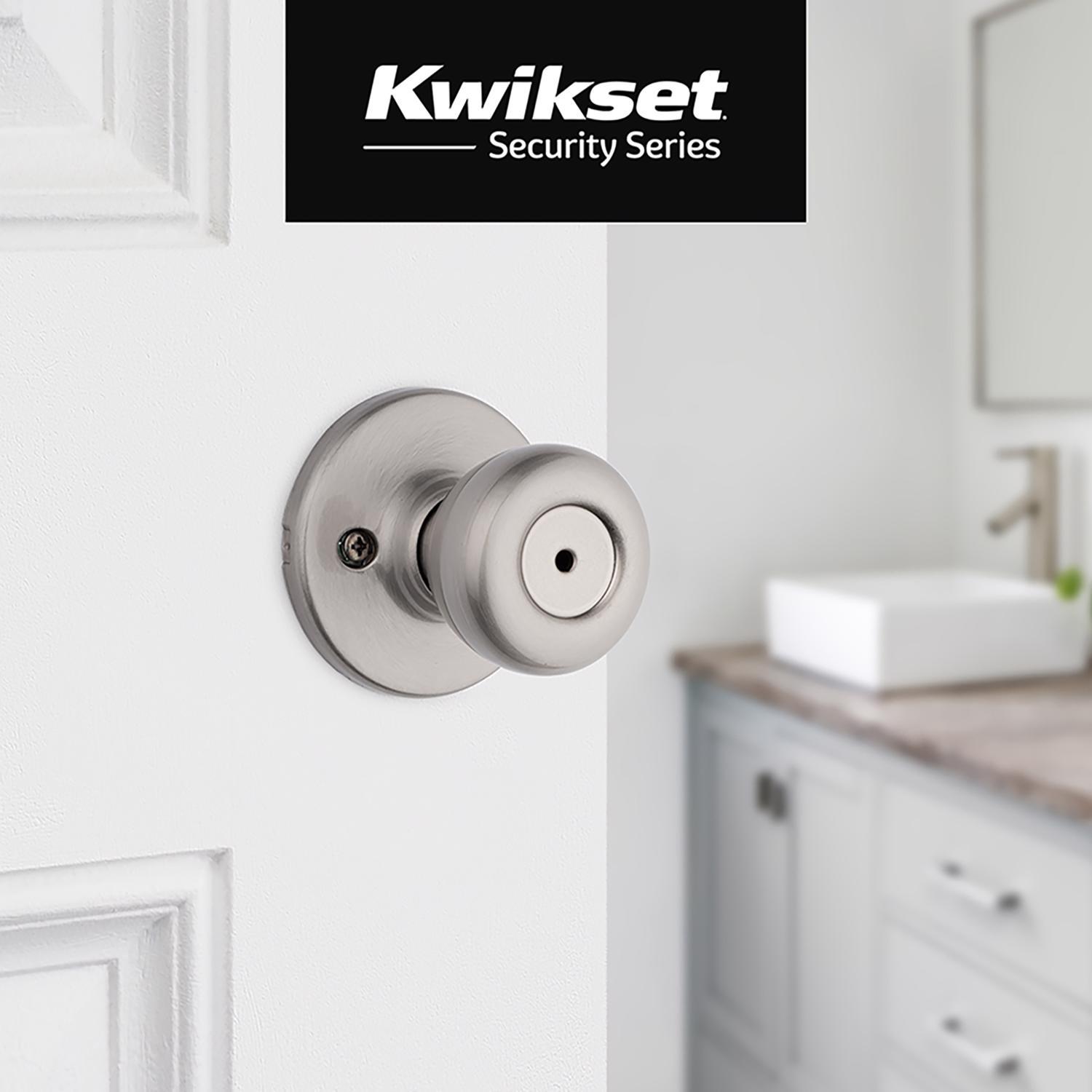 Kwikset Tylo Satin Nickel Privacy Knob