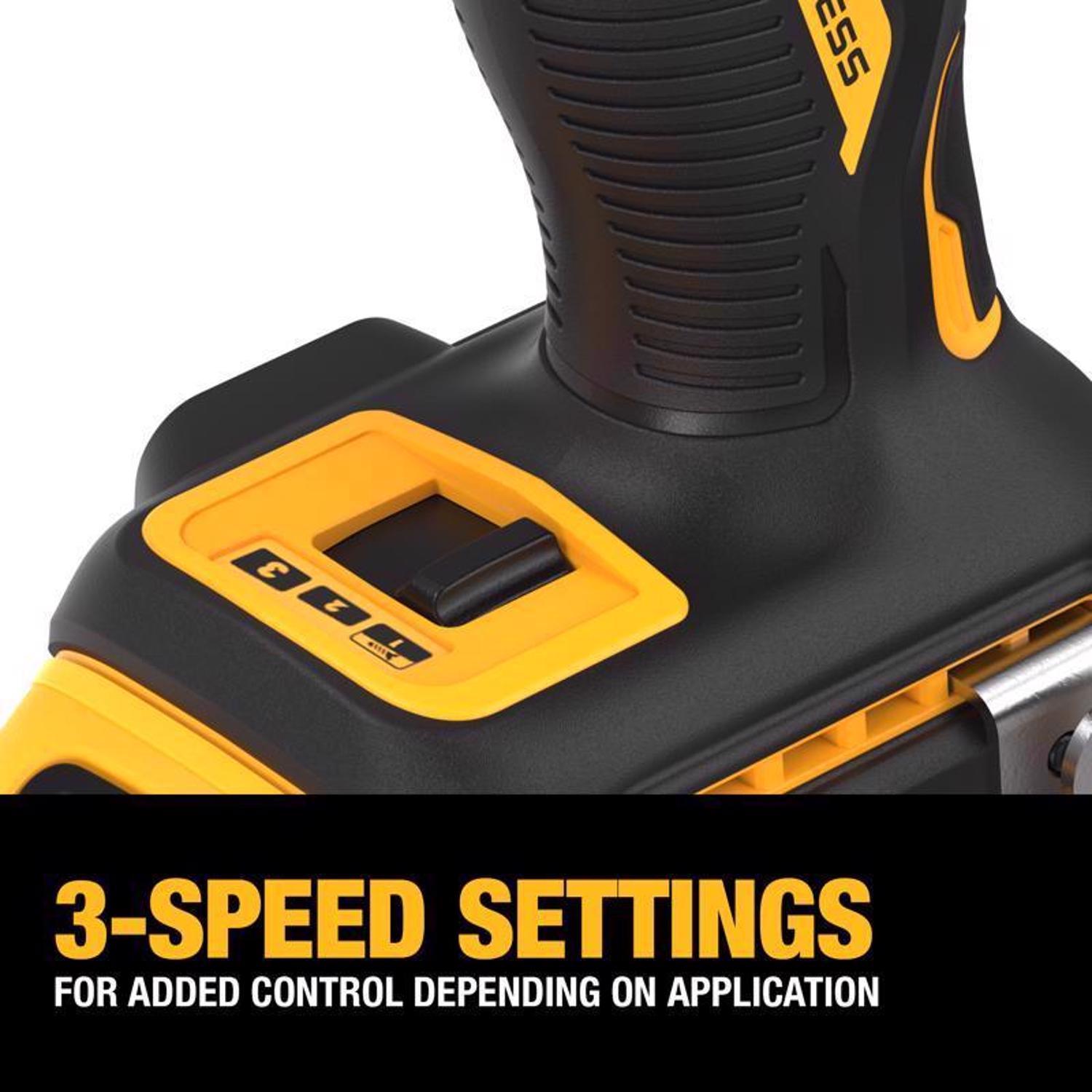 DeWalt 20V MAX ATOMIC 1/4 in. Cordless Brushless 3-Speed Impact Driver Kit (Battery & Charger)