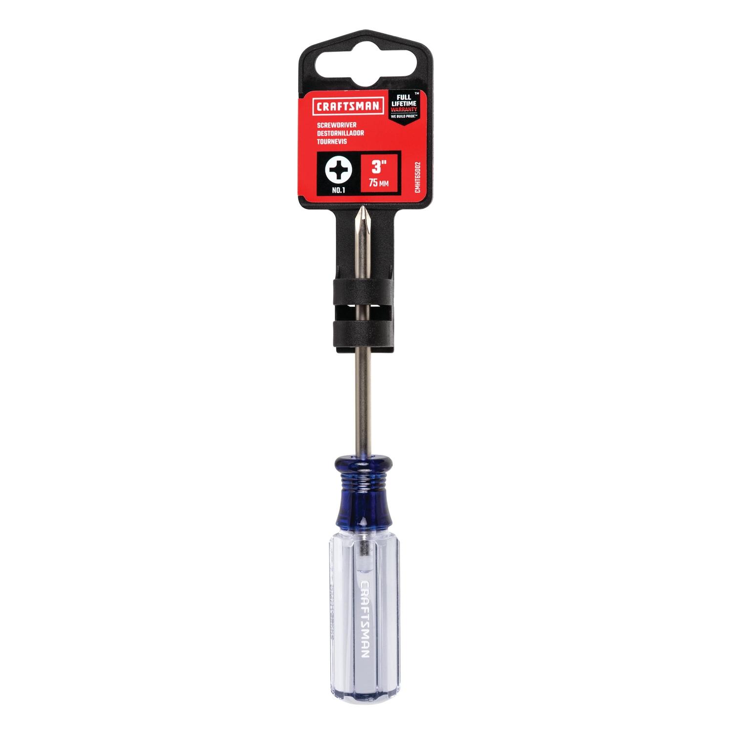 Craftsman No. 1 Phillips Screwdriver 1 pc