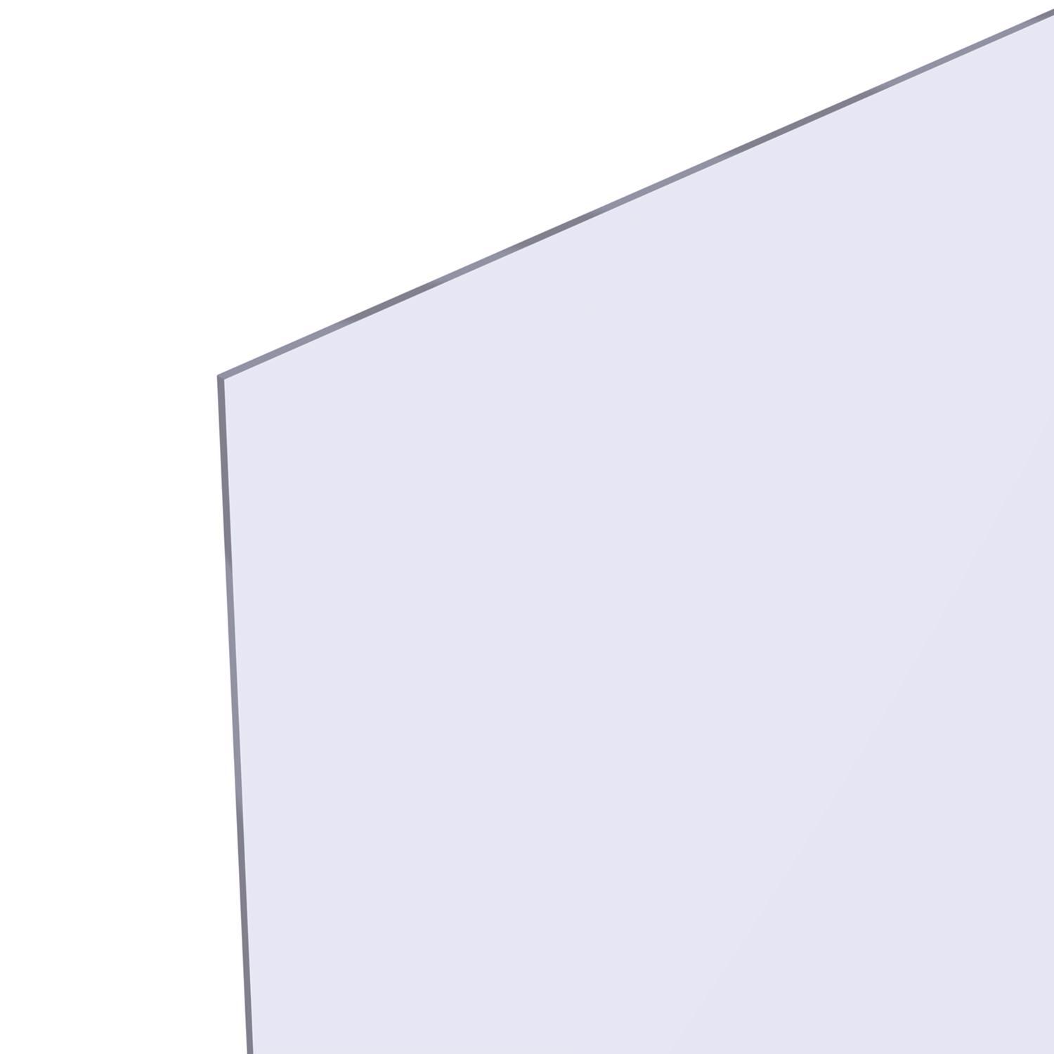 Plaskolite Optix Clear Single Acrylic Sheet 24 in. W X 48 in. L X.100 in.
