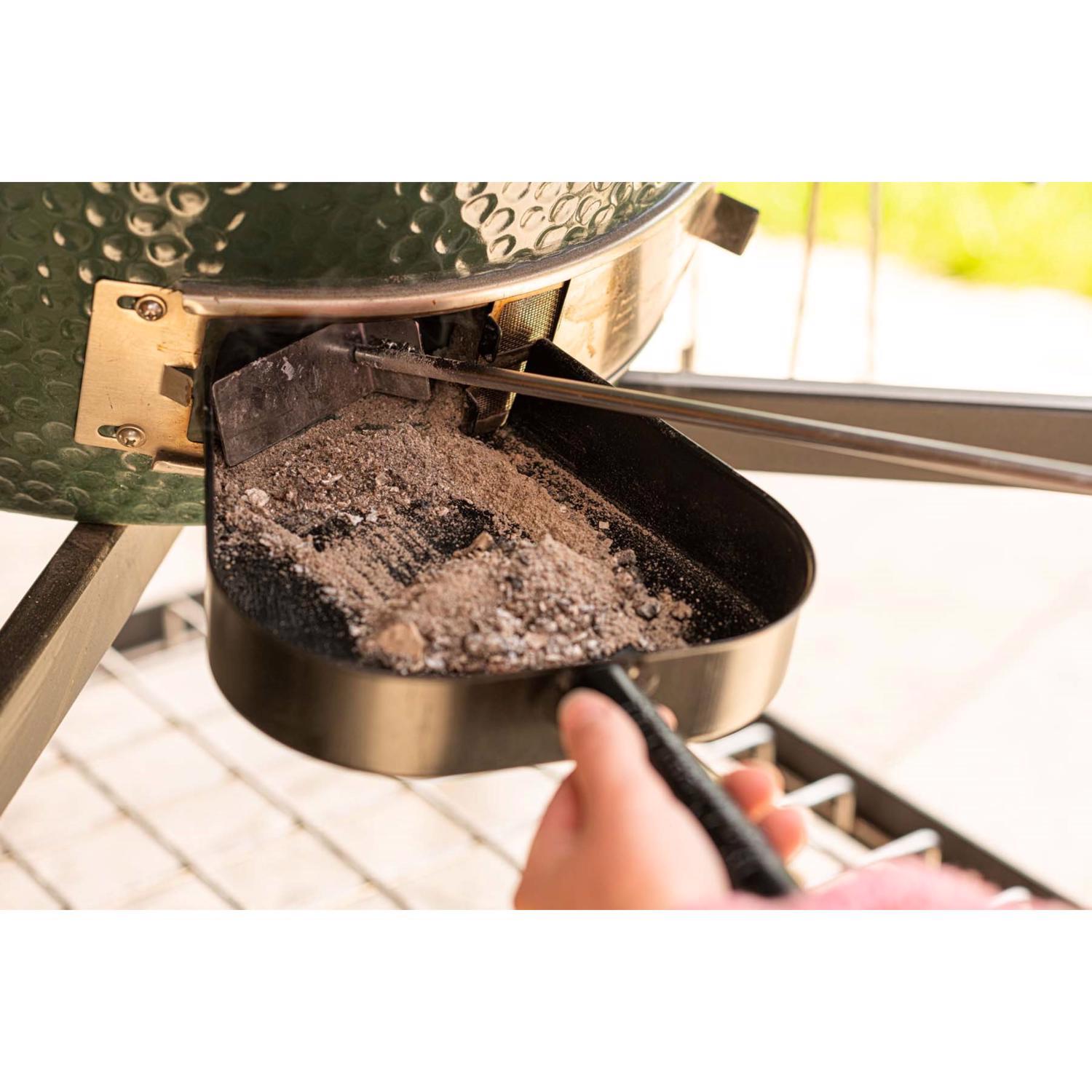Big Green Egg Metal Ash Pan Catcher 14.25 in. L X 4.5 in. W For Big Green Egg, Fits All Egg Sizes