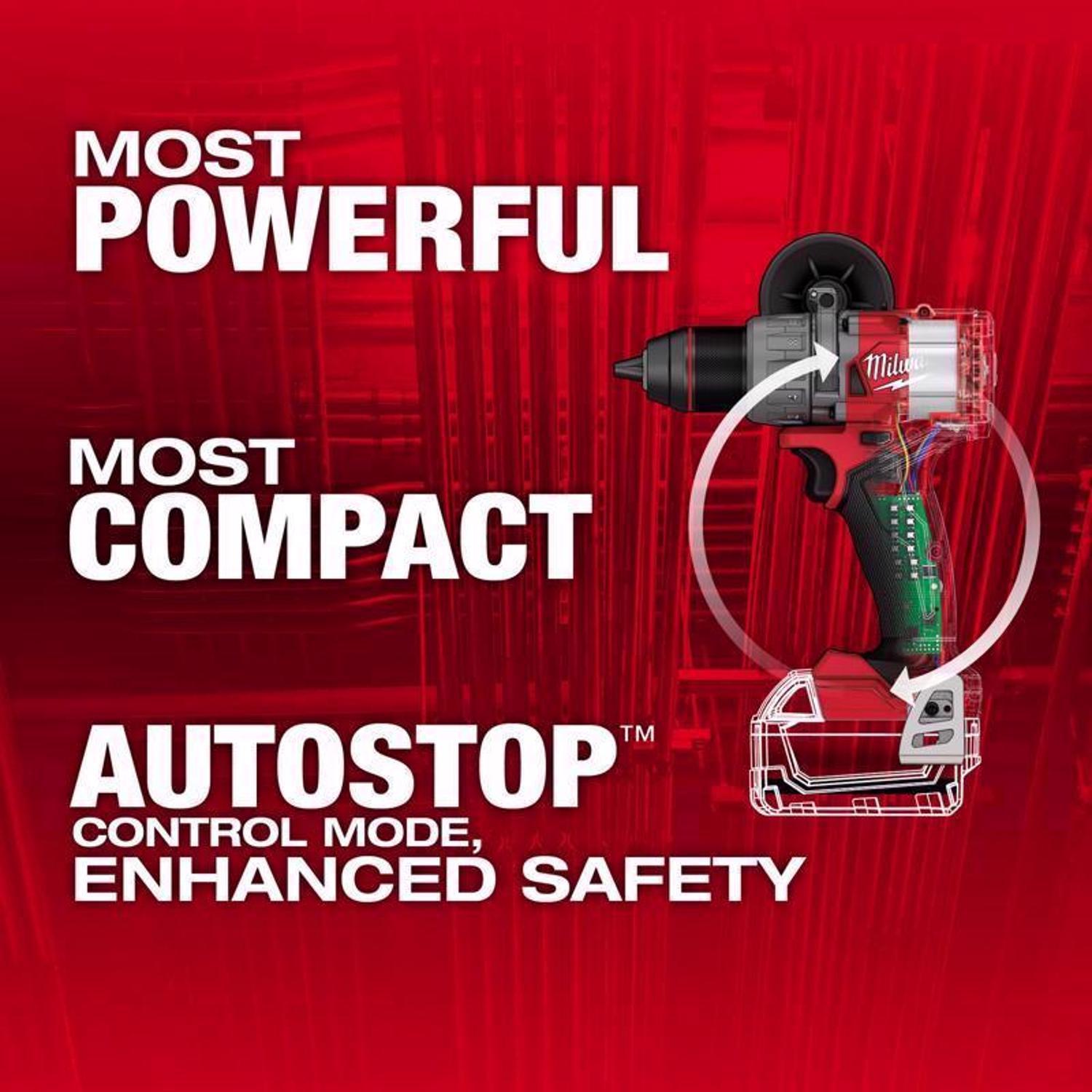 Milwaukee M18 FUEL 1/2 in. Brushless Cordless Hammer Drill/Driver Tool Only