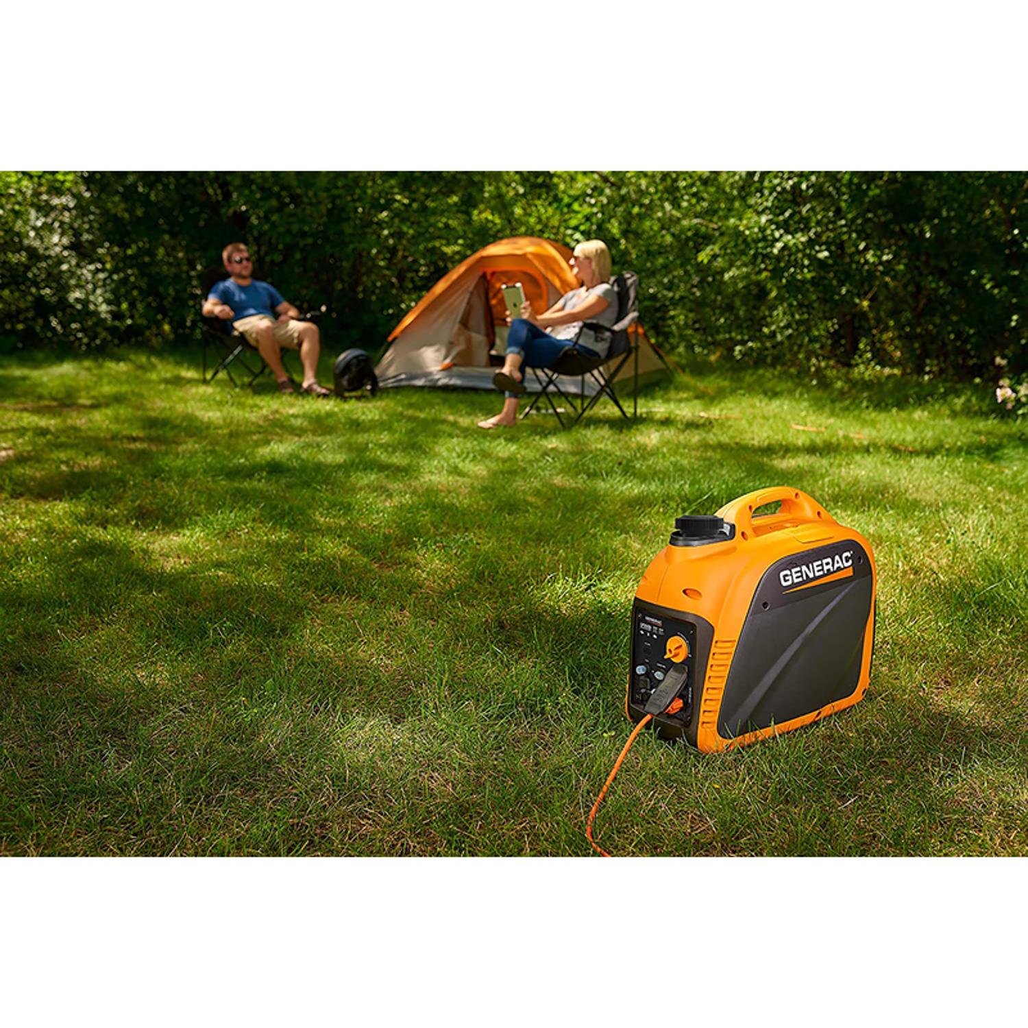 Generac GP Series 2200 W 2500 W 120 V Gasoline Inverter Inverter Generator