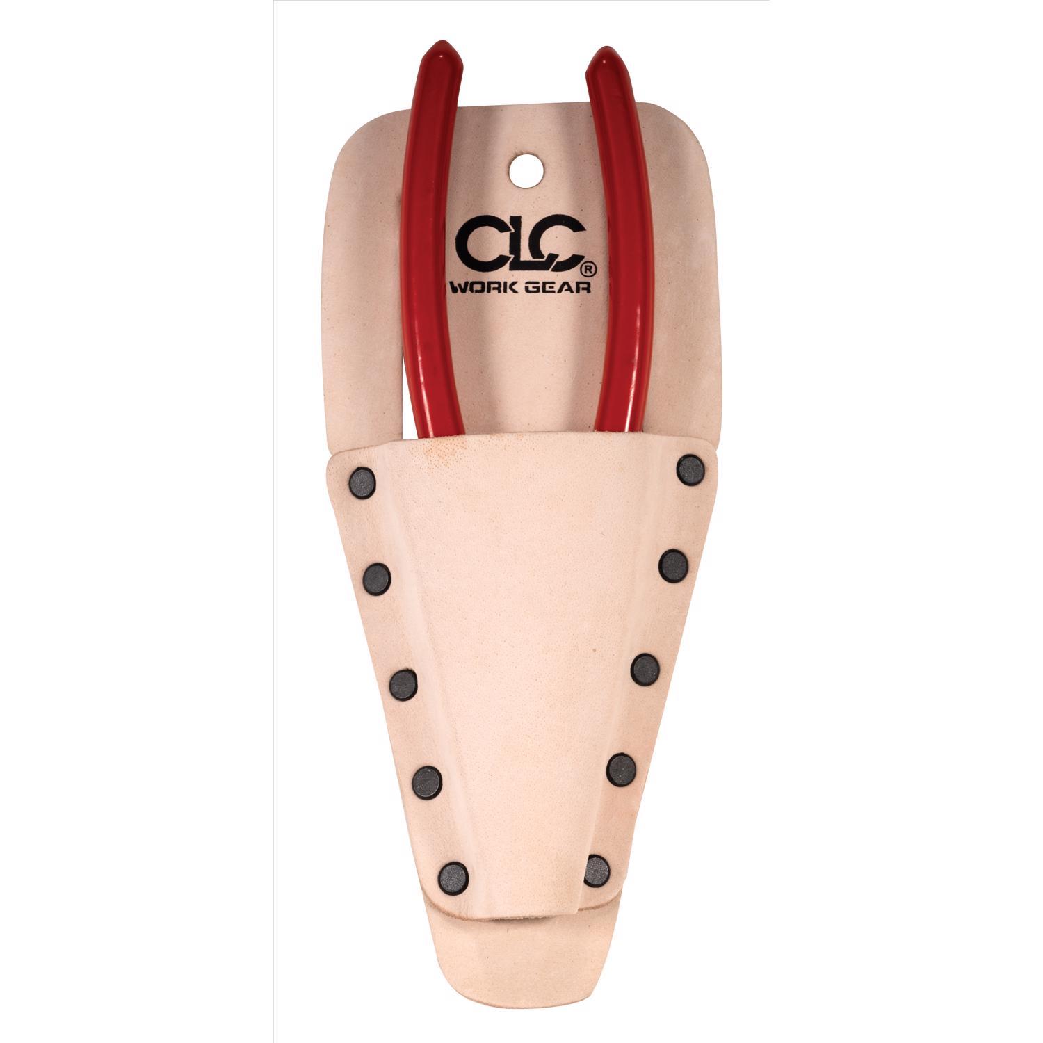 CLC 1 pocket Leather Plier and Tool Holder 3.8 in. L X 8.3 in. H Tan