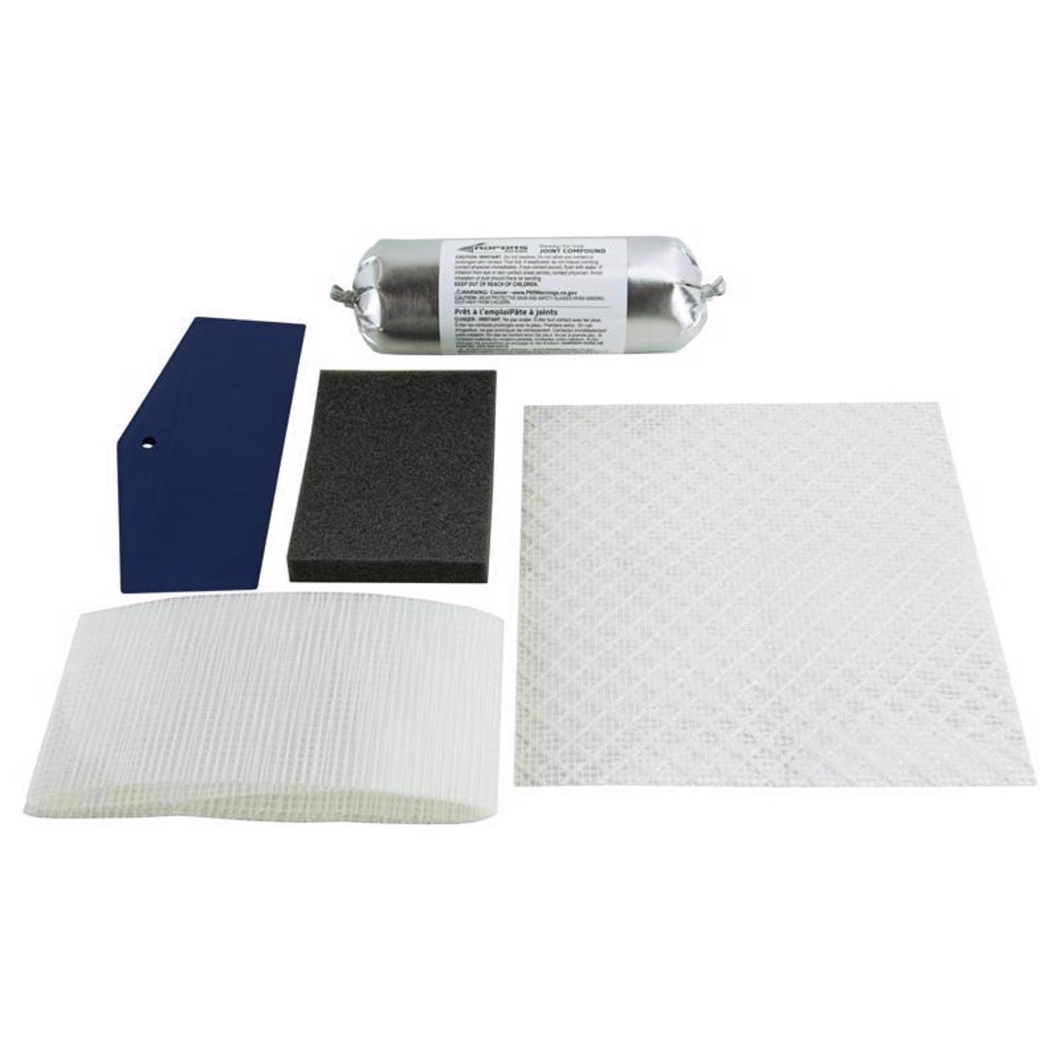 ADFORS FibaTape 0.5 ft. L X 6 in. W Fiberglass Mesh White Hole and Crack Repair Kit