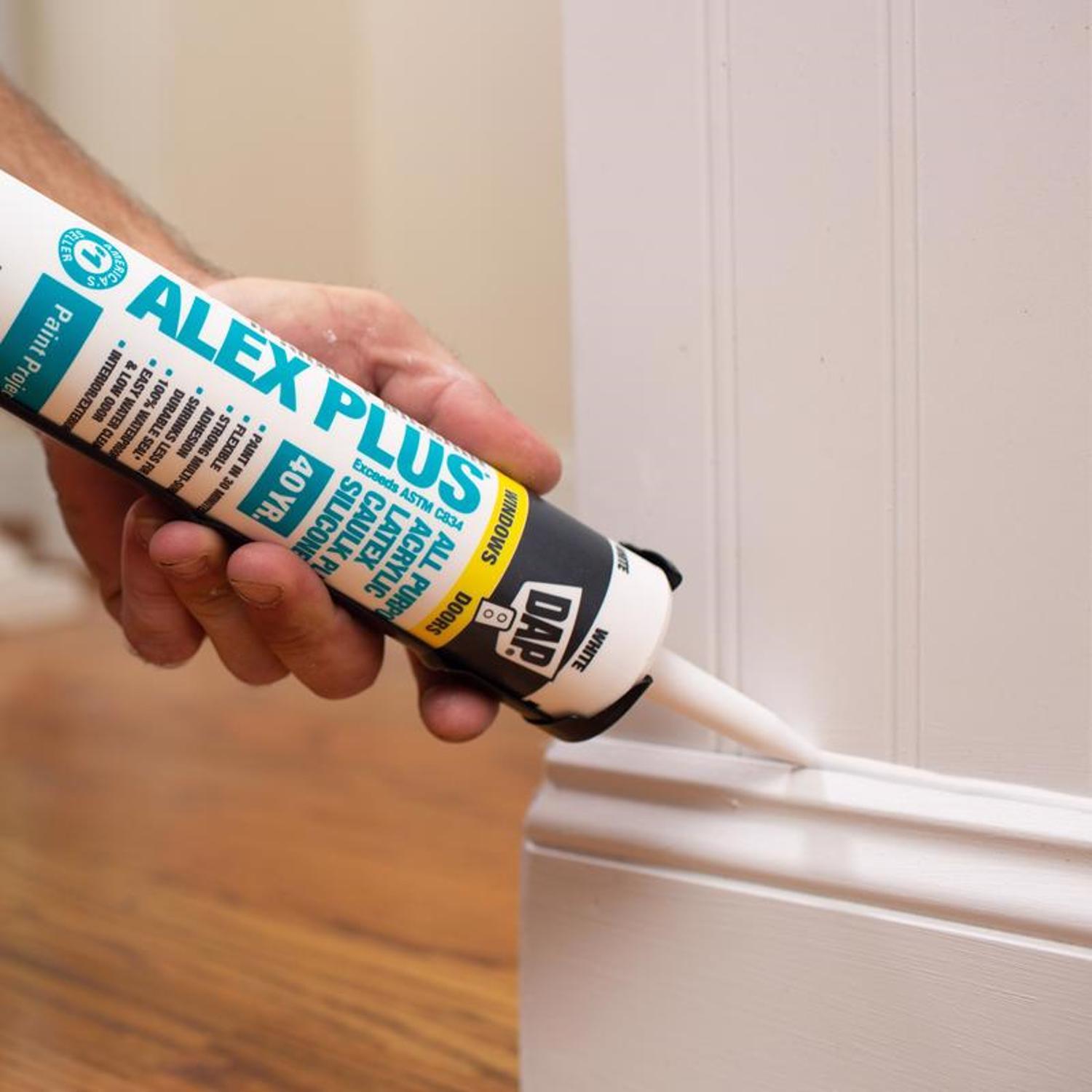 DAP Alex Plus White Acrylic Latex All Purpose Caulk 10.1 oz