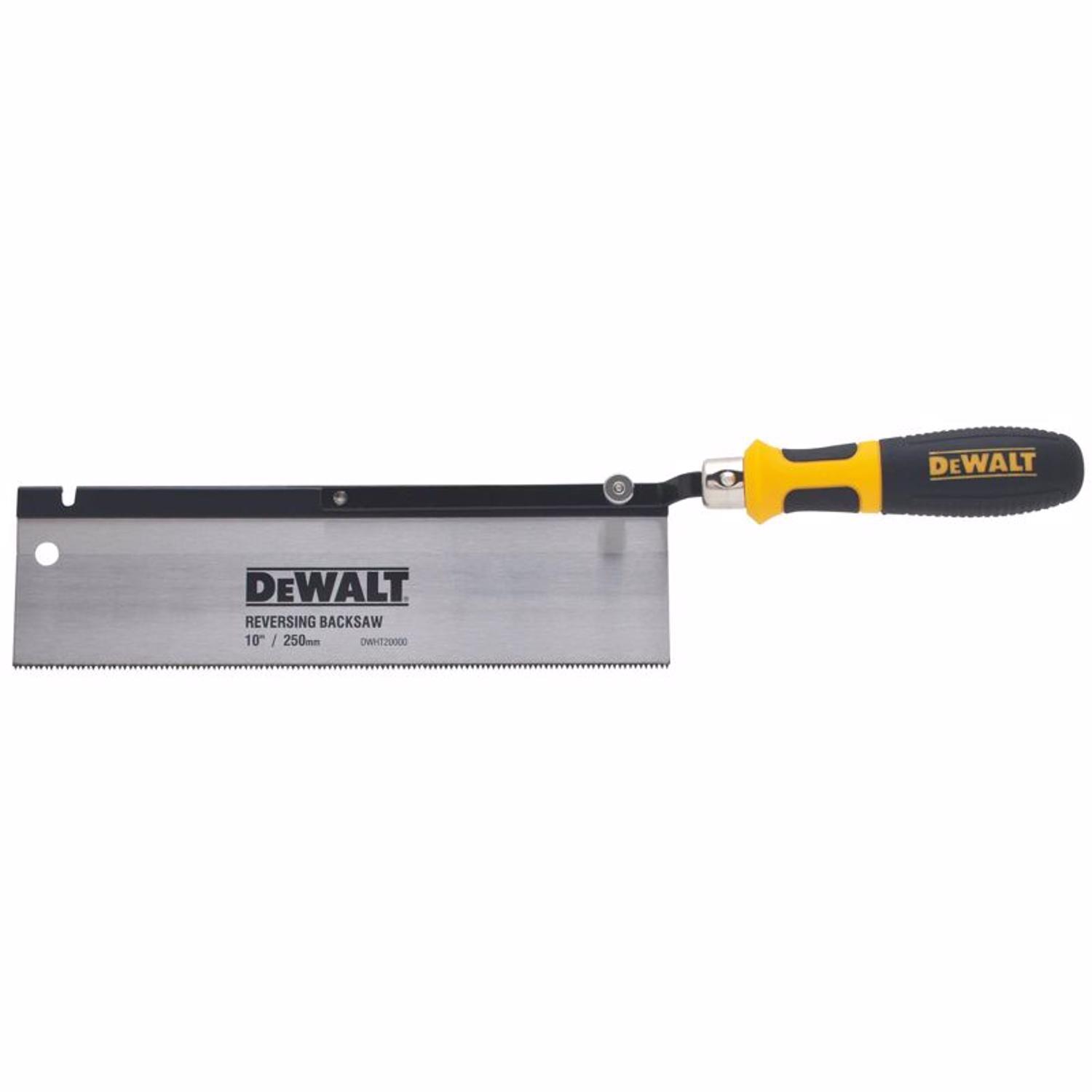 DeWalt 10 in. High Carbon Steel Flush Cut Reversing Back Saw 13 TPI 1 pc