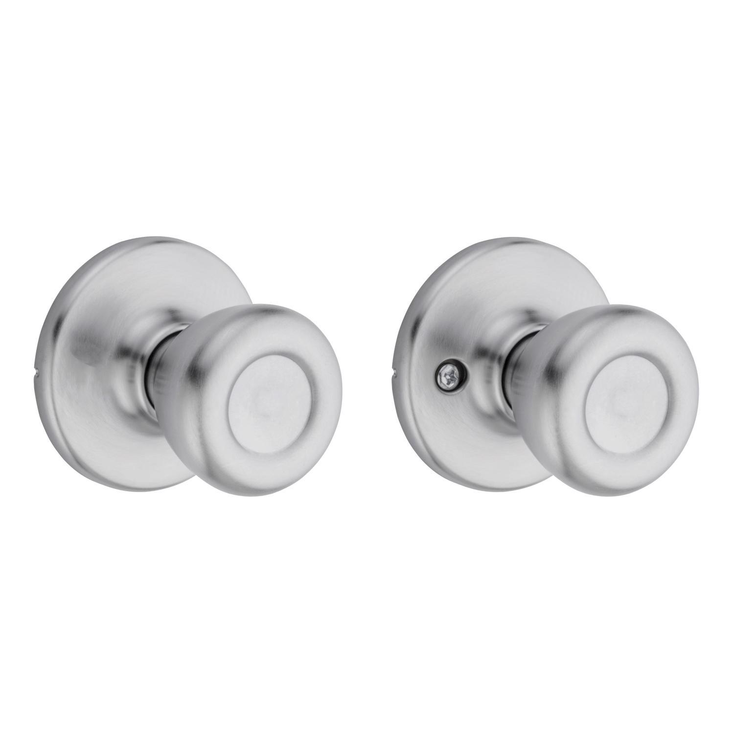 Kwikset Tylo Satin Chrome Passage Door Knob Right or Left Handed