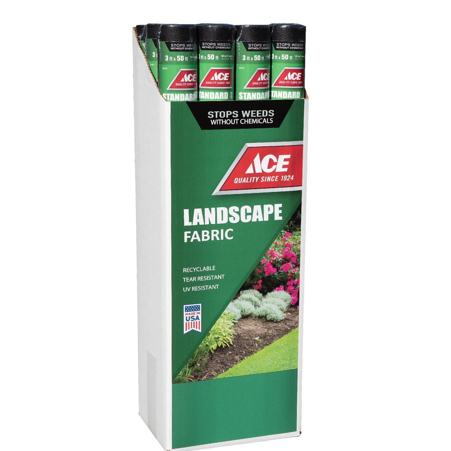 Ace 3 ft. W X 100 ft. L Polypropylene Landscape Fabric