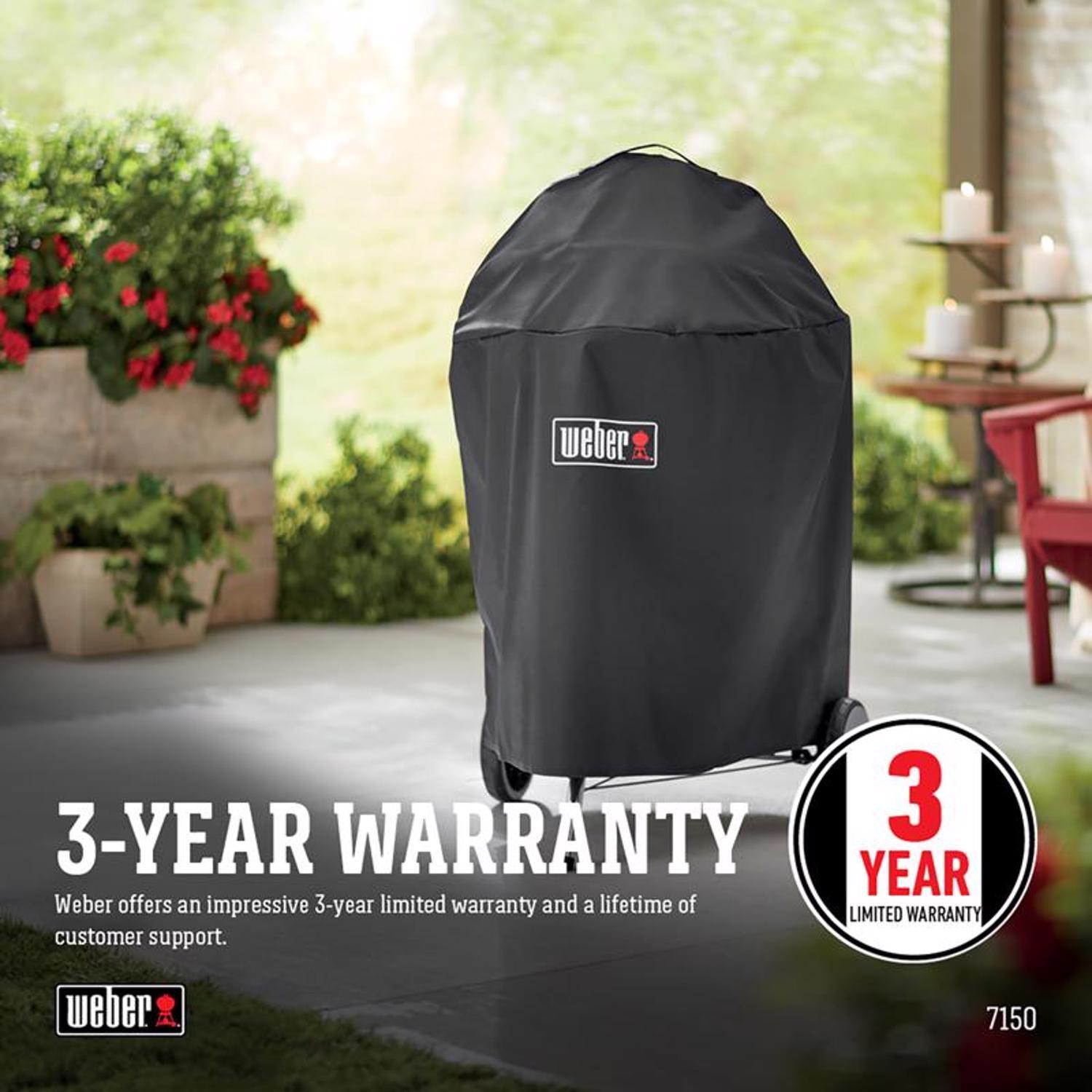 Weber Premium Black Grill Cover For 22" Charcoal Grills