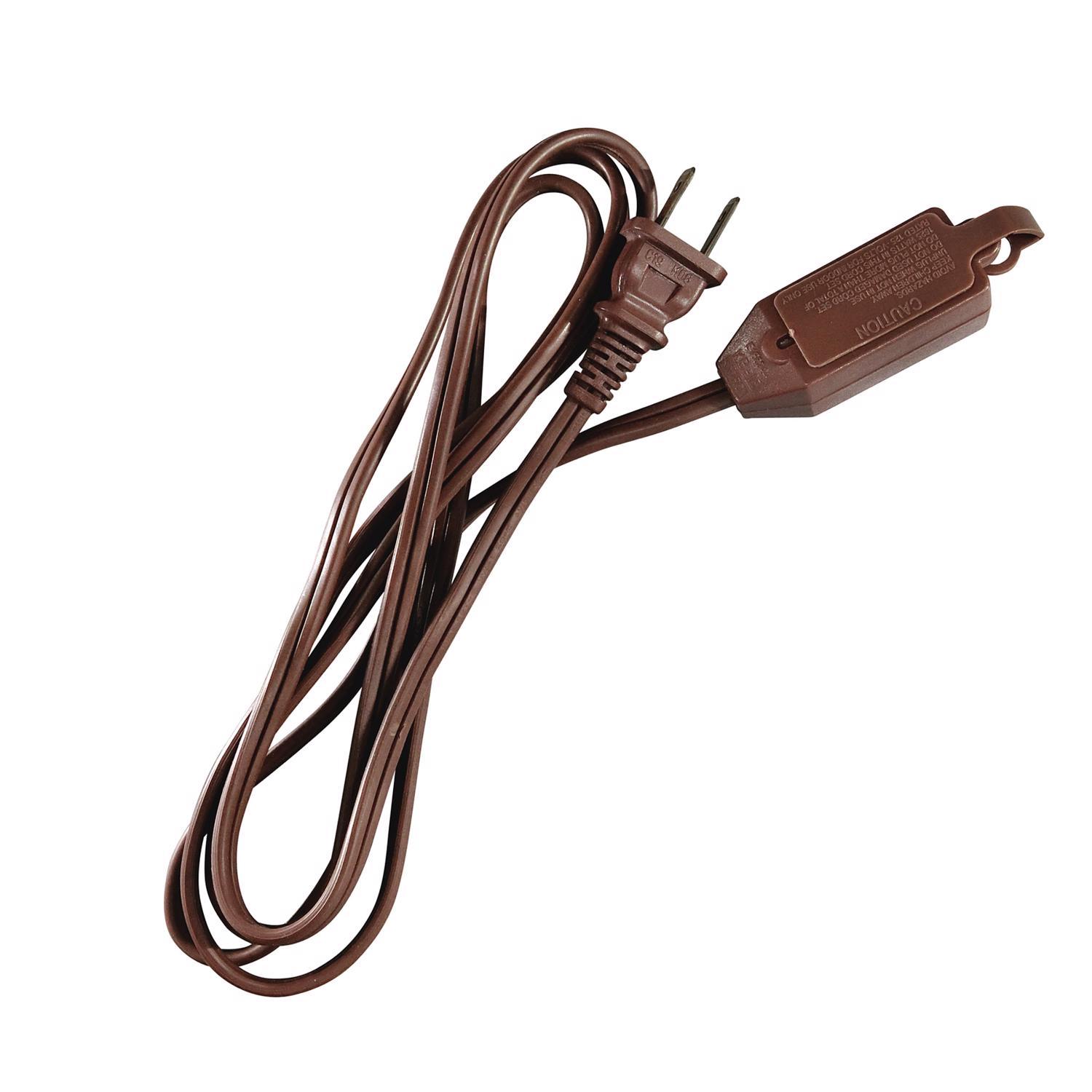 Ace Indoor 6 ft. L Brown Extension Cord 16/2 SPT-2