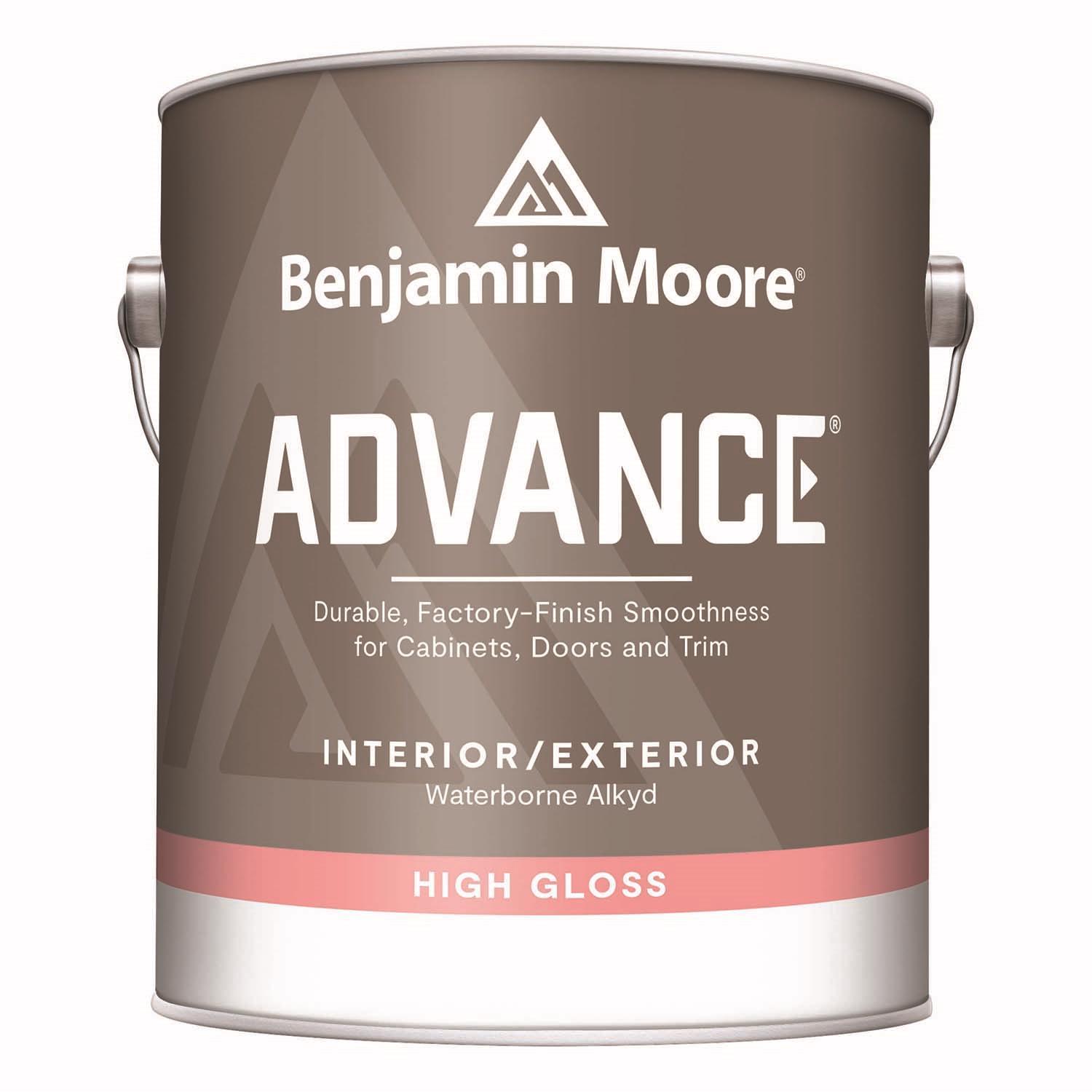 Benjamin Moore Advance High-Gloss White Cabinet/Door/Trim Paint Exterior and Interior 1 gal