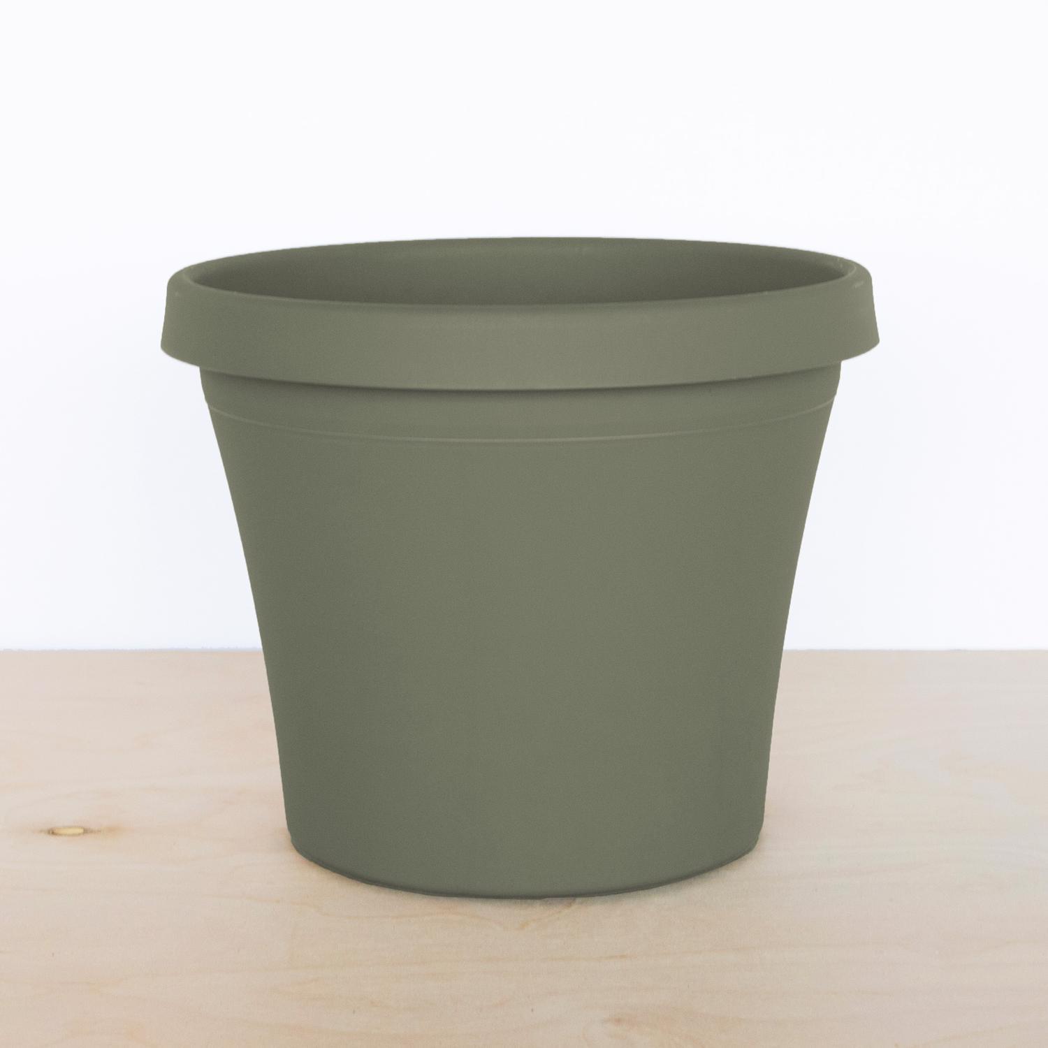 Bloem Terra 10.75 in. H X 13 in. W Resin Traditional Planter Living Green