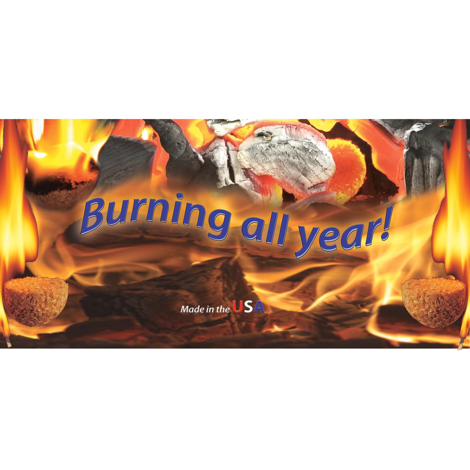 Lightning Nugget Natural Pine Fire Starter 15 min 12 pk