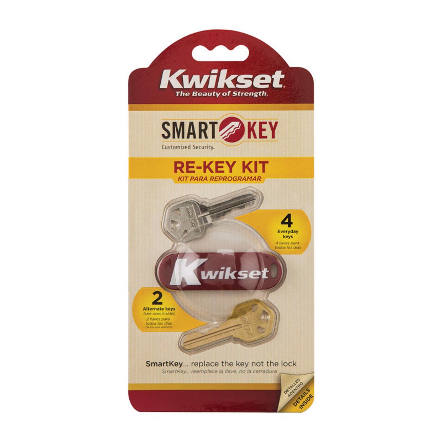 Kwikset Metal Smart Key Re-Key Kit 1 pk