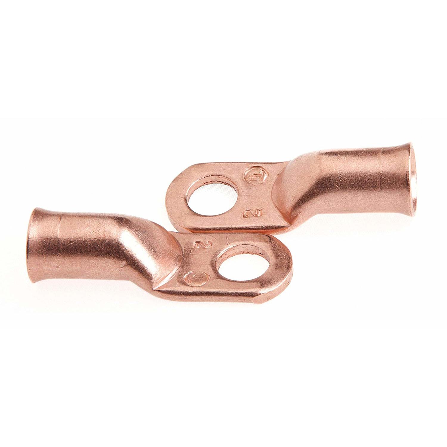 Forney 2 in. L X 1.88 in. W Welding Cable Lug Copper 2 pc