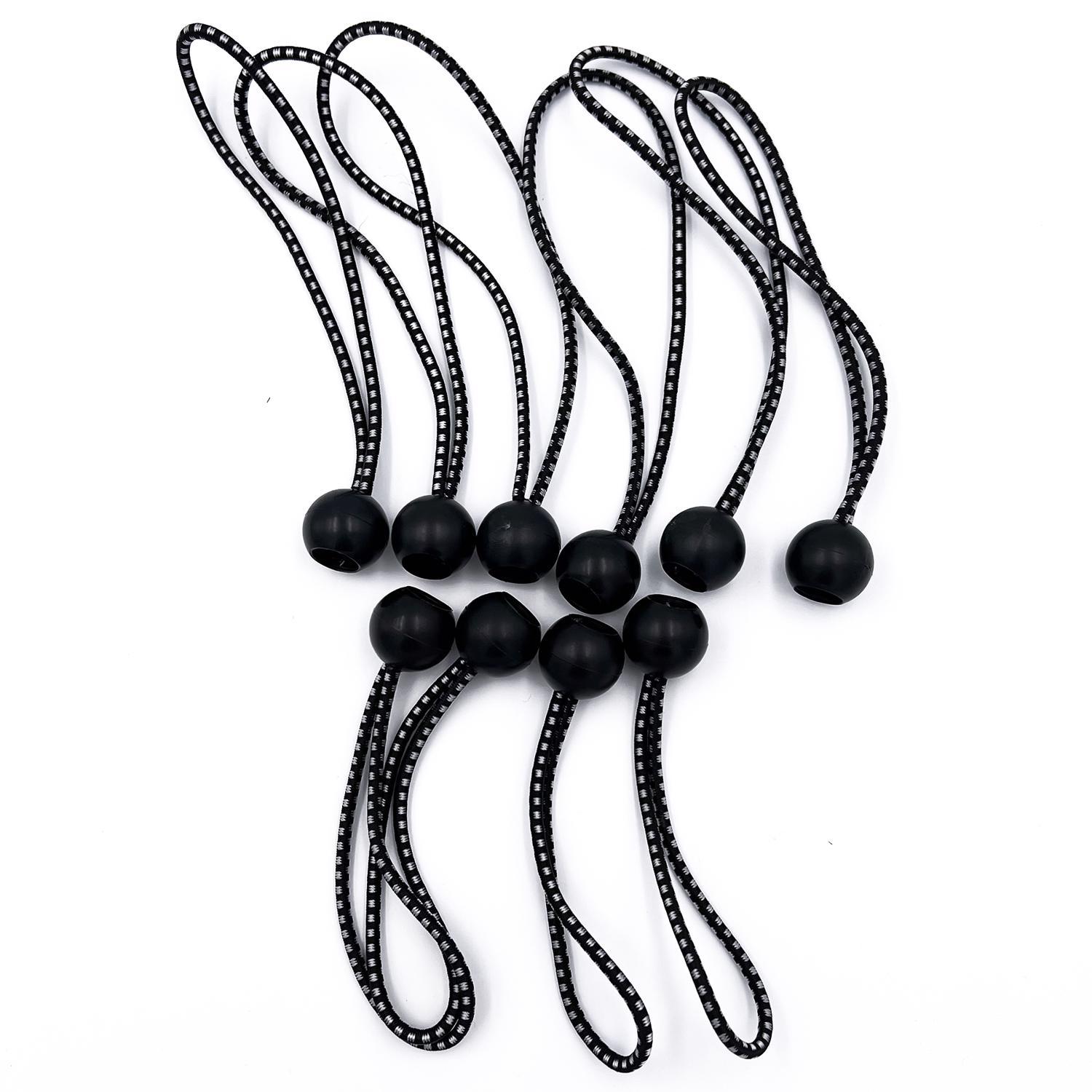 General Black Bungee Cord Set 6 and 9 in. L 12 pk