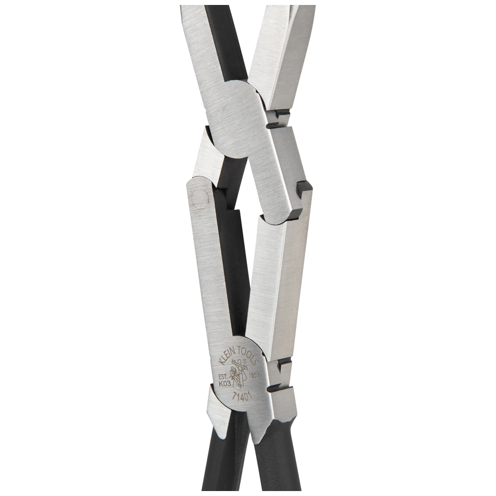 Klein Pliers, Long Reach Needle Nose Pliers, Bent Nose, 13-in.