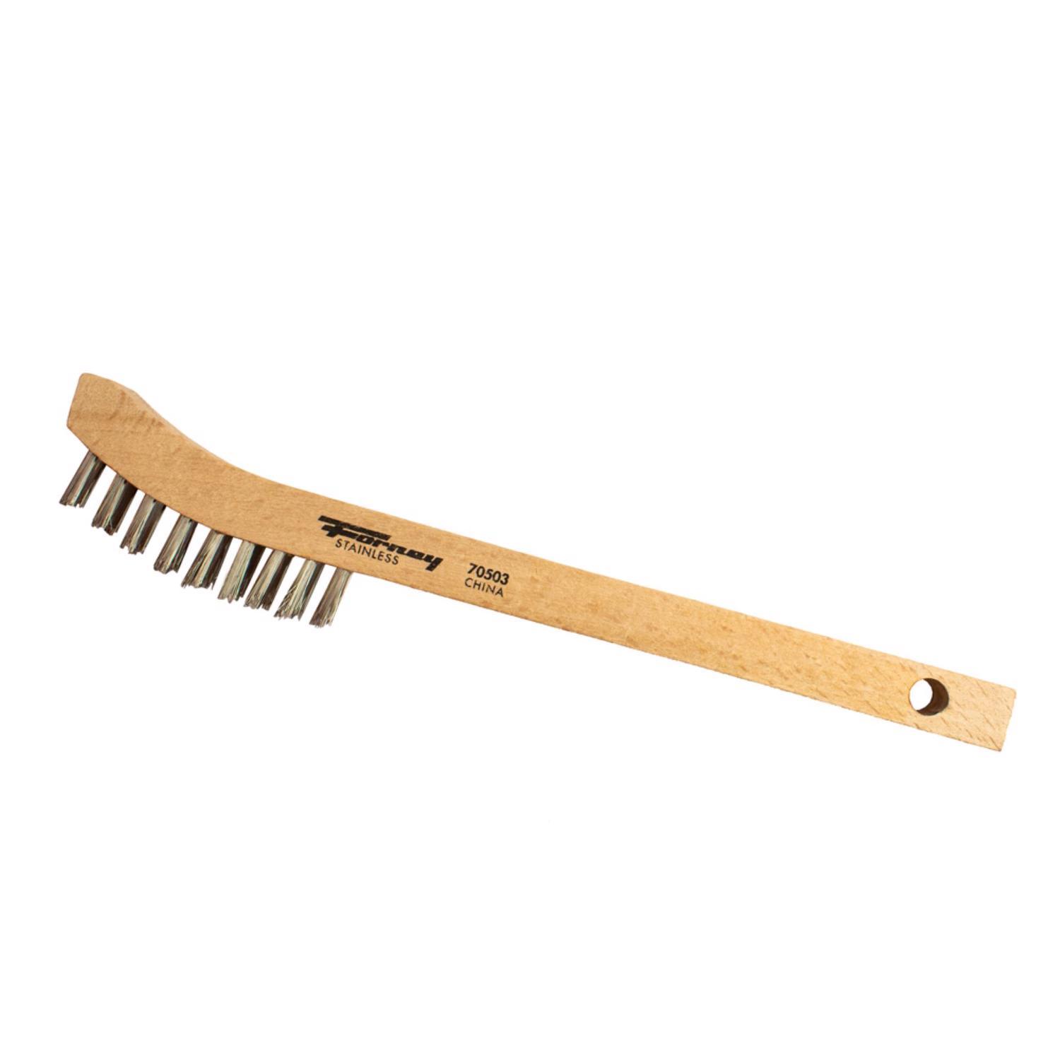 Forney 8-5/8 in. L X.15 in. W Scratch Brush Stainless Steel 1 pc