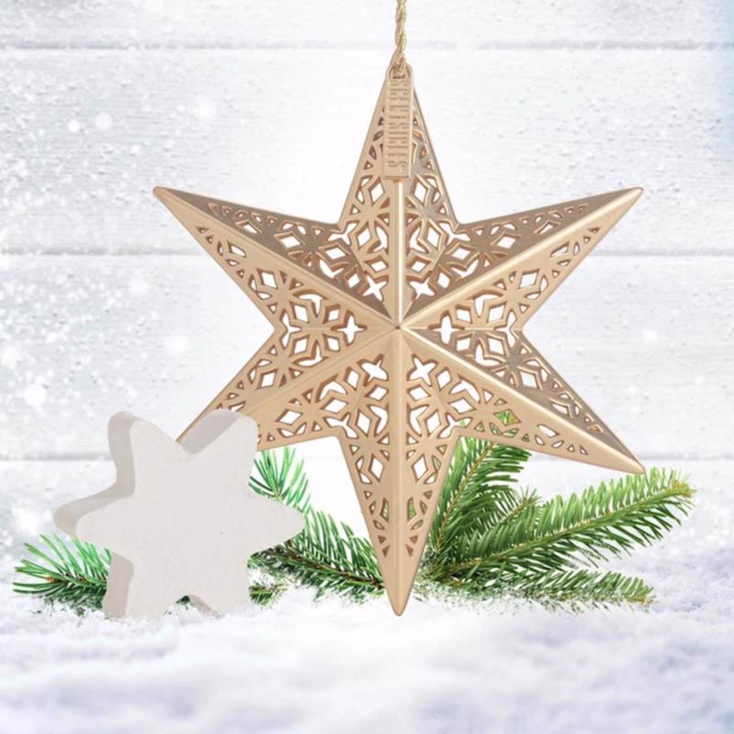 Scentsicles Gold Scented Decorative Star Indoor Christmas Decor