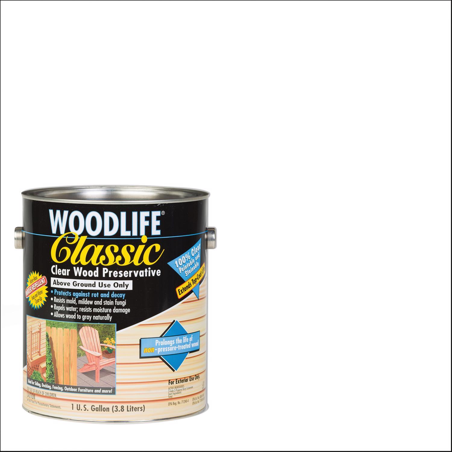 Wolman Woodlife Clear Fully-Transparent Water-Based Wood Preservative 1 gal