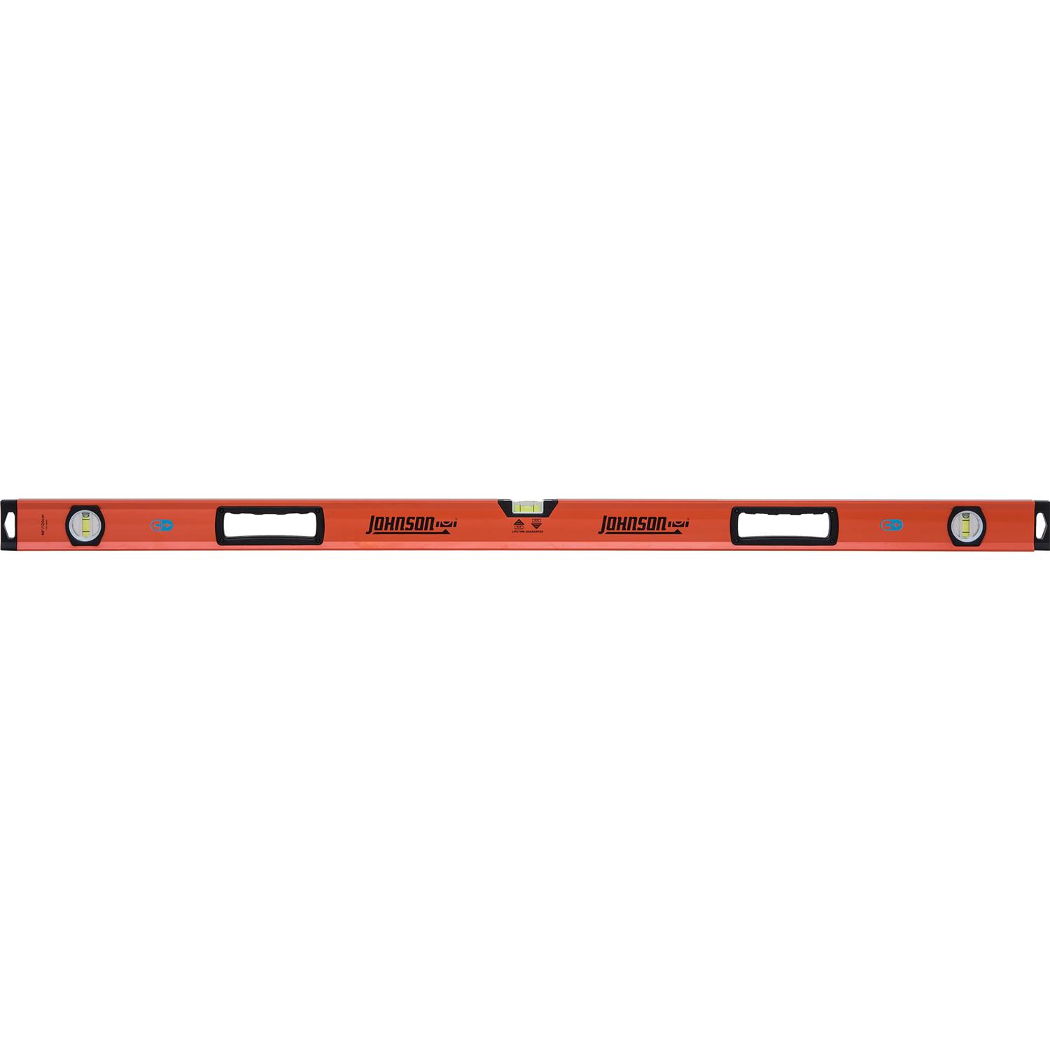 Johnson 48 in. Aluminum Magnetic Professional Box Level 3 vial