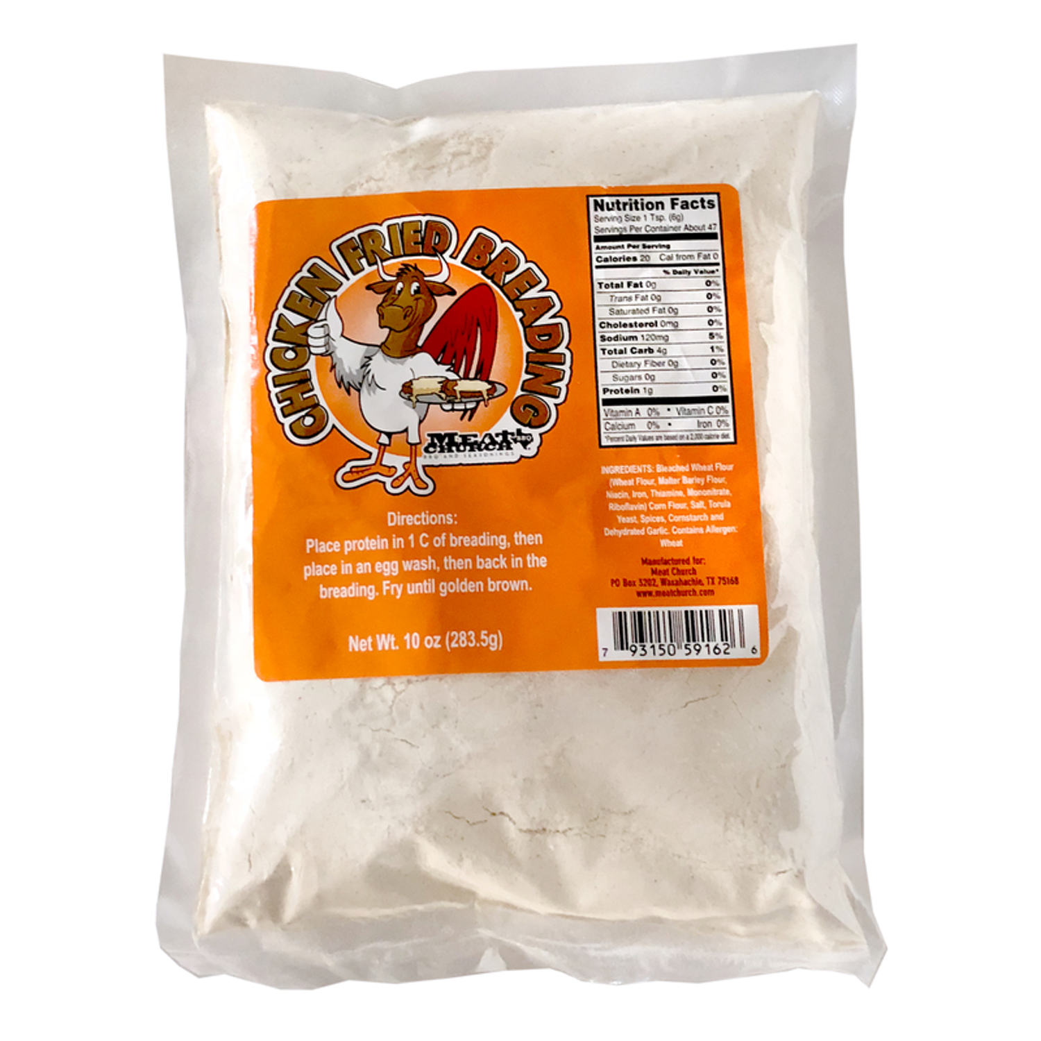 Meat Church Chicken Fried Breading Seasoning 10 oz