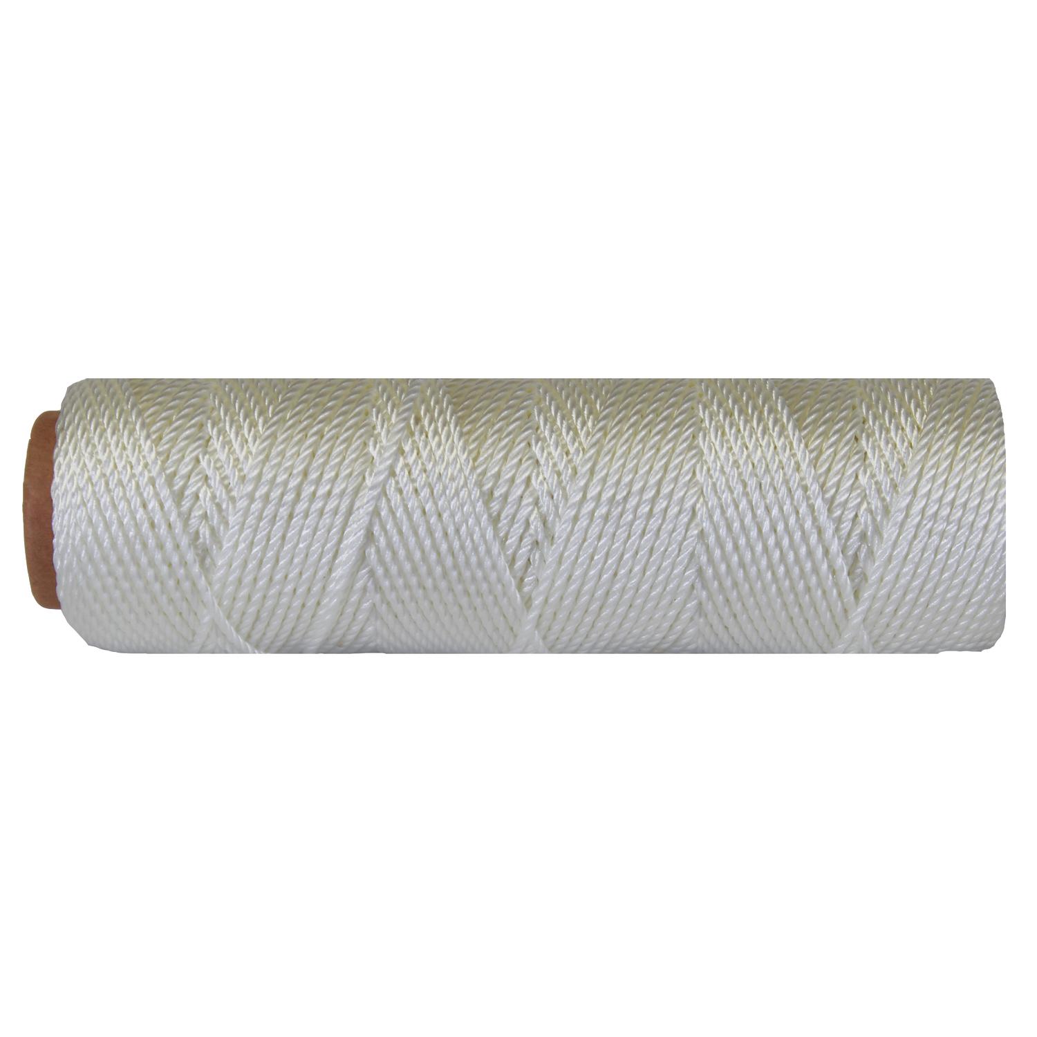Ace.073 in. D X 185 ft. L White Twisted Nylon Mason Line