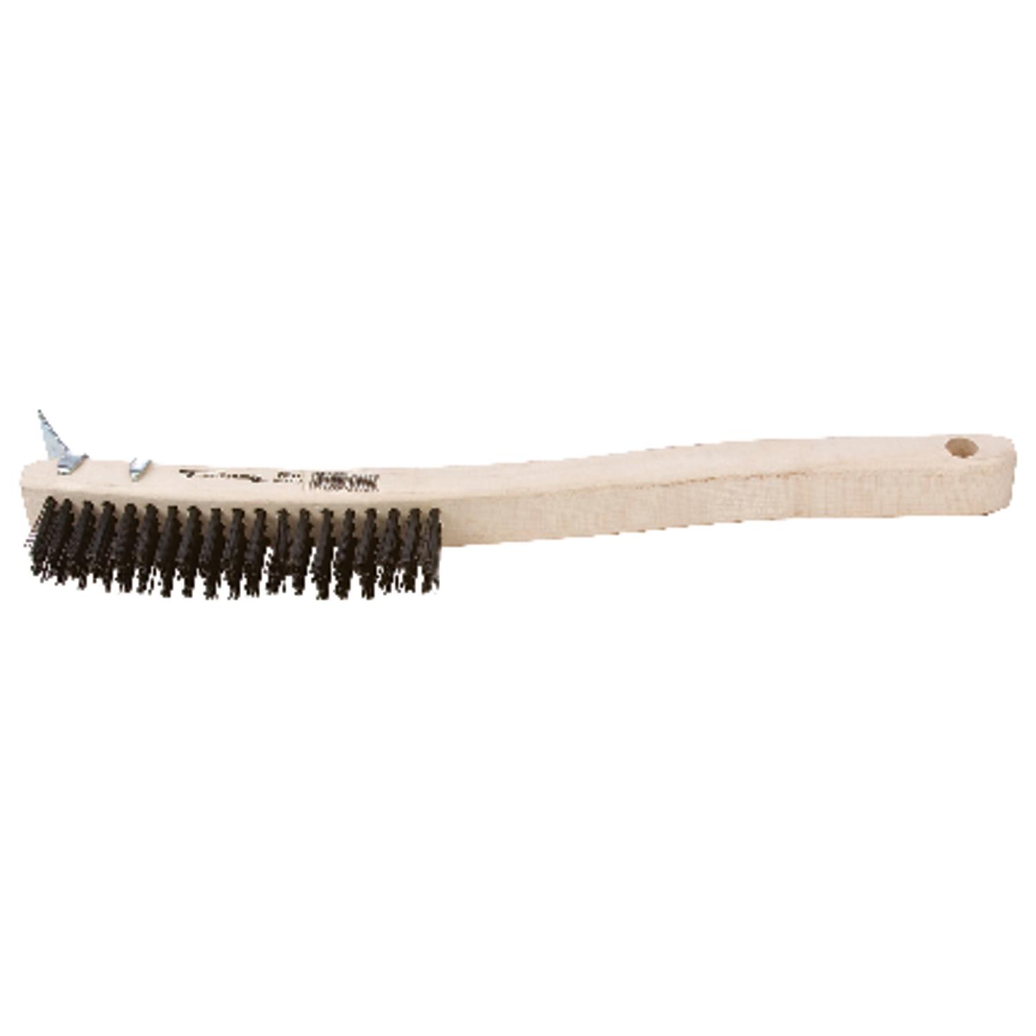 Forney 13-11/16 in. L X 3 in. W Scratch Brush Steel 1 pc
