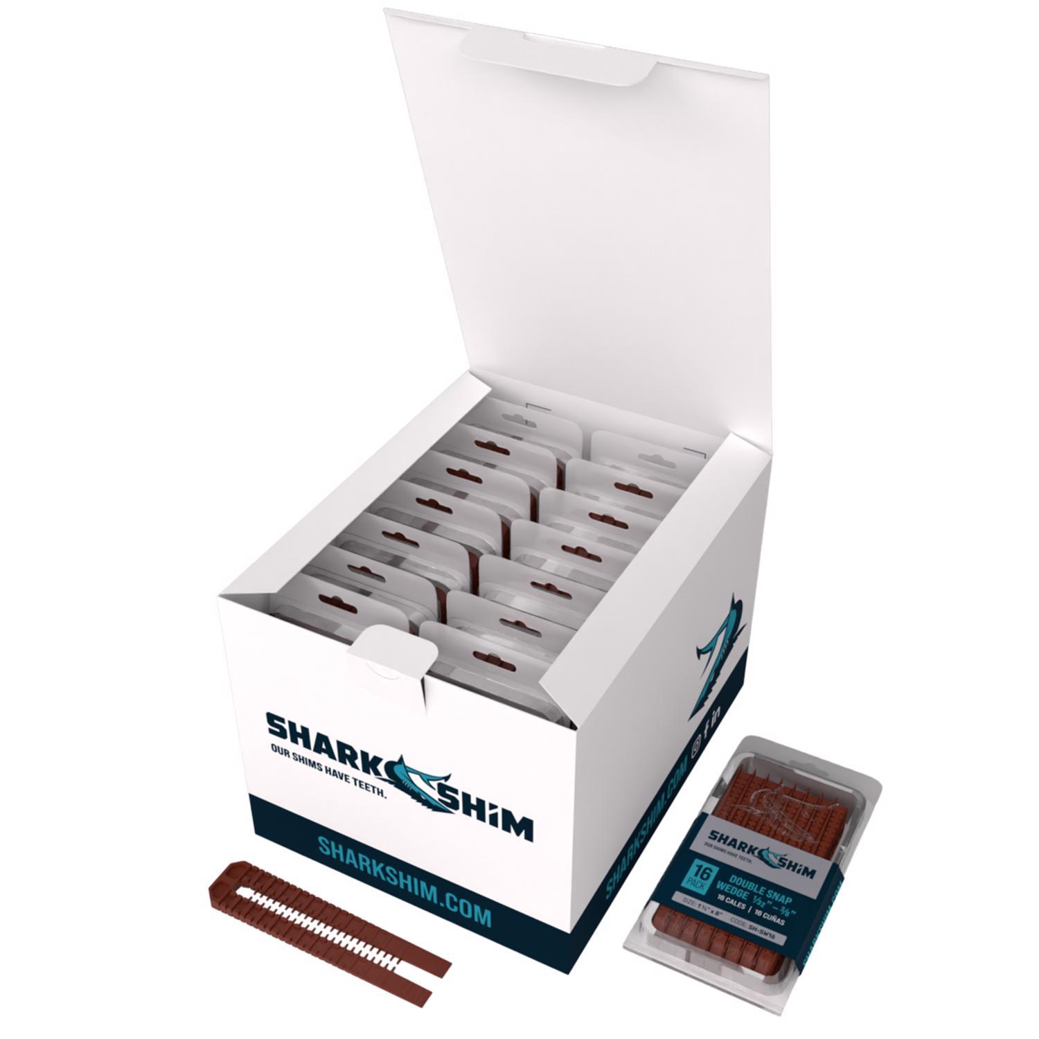 Broadfix 1.8 in. W X 8 in. L Plastic Double Snap Shims 14 pk