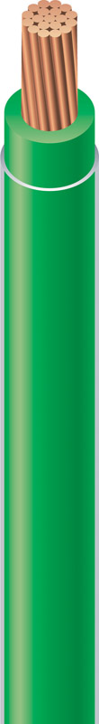 Southwire 500 ft. 12/1 THHN Stranded Wire Green - Sold by the foot