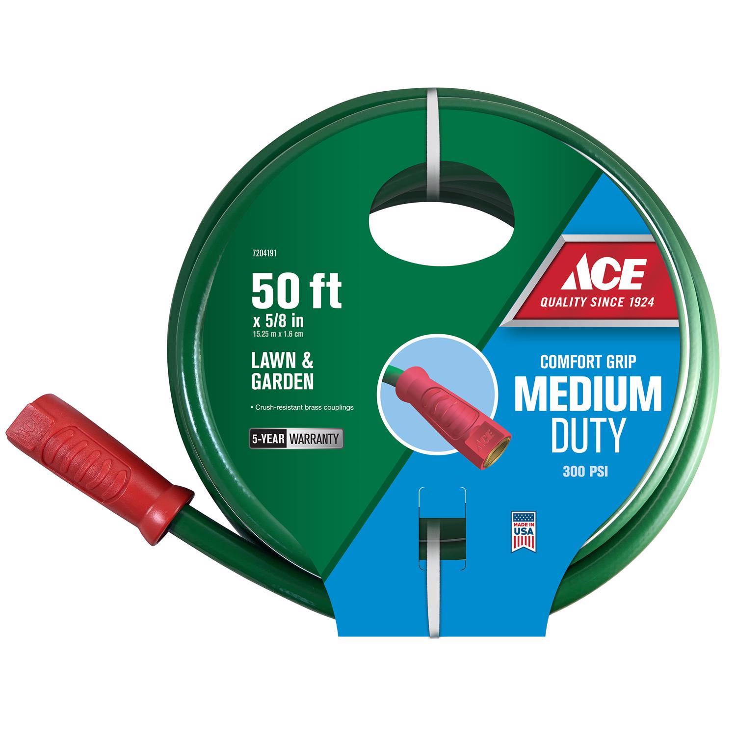 Ace Comfort Grip 5/8 in. D X 50 ft. L Medium Duty Garden Hose
