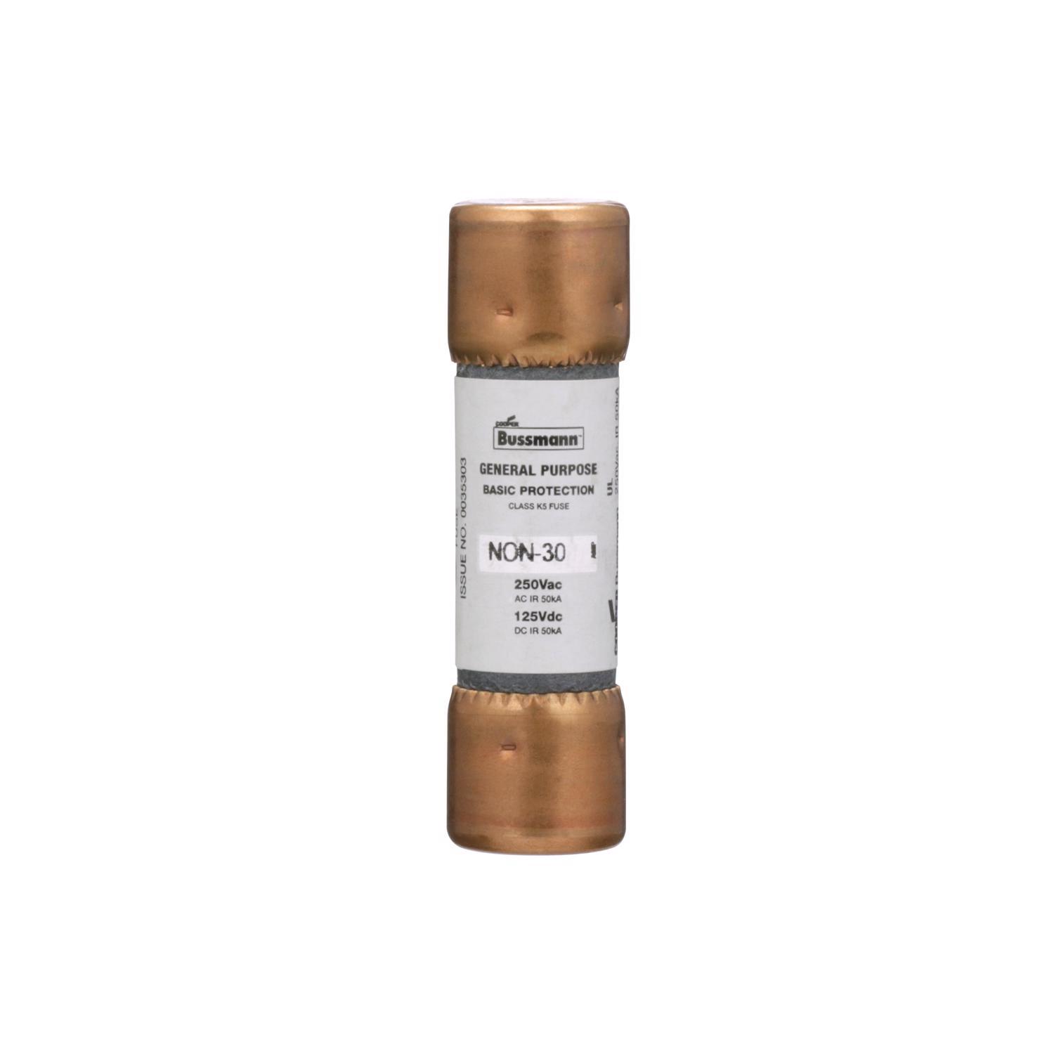 Bussmann 30 amps One Time Fuse 2 pk