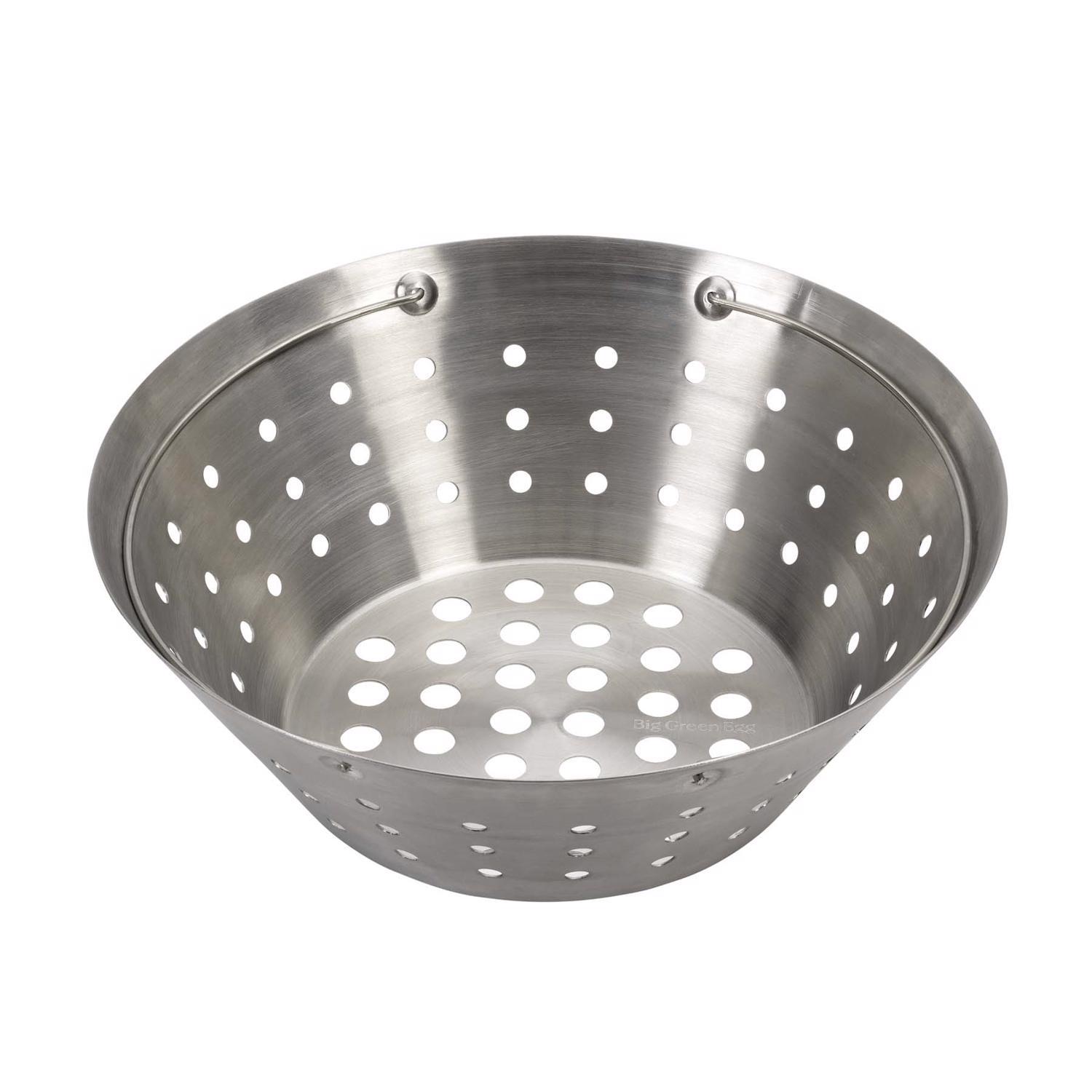 Big Green Egg Stainless Steel Fire Bowl 14.87 in. W For Big Green Egg Large Egg