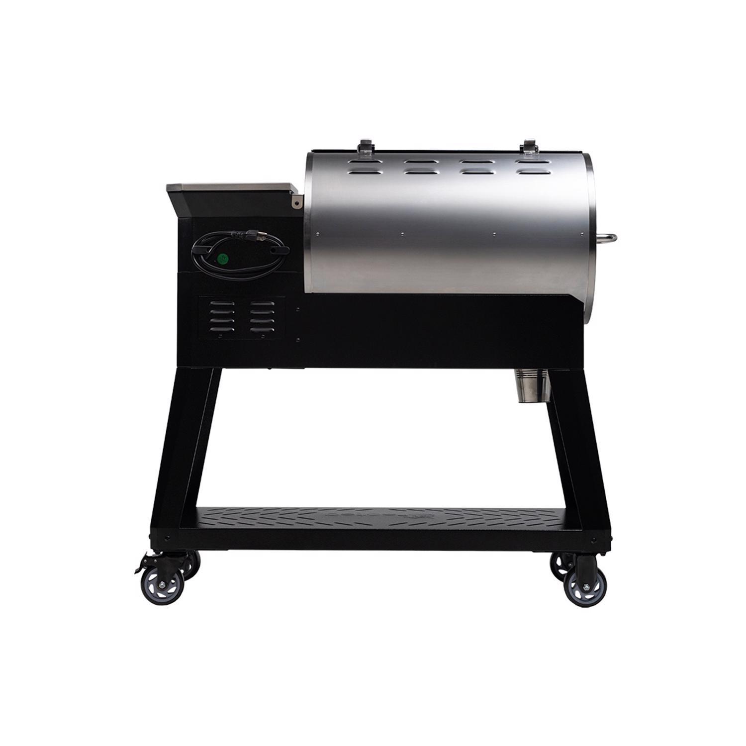 Recteq Patio Legend 400 Wood Pellet WiFi Grill and Smoker Black/Silver