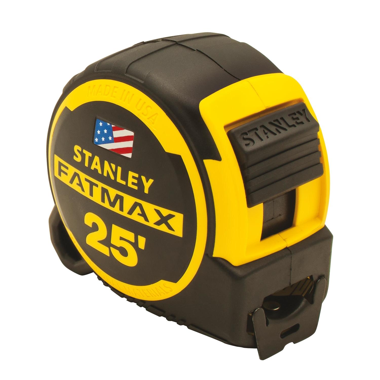 Stanley FatMax 25 ft. L X 1.25 in. W Compact Tape Measure 1 pk